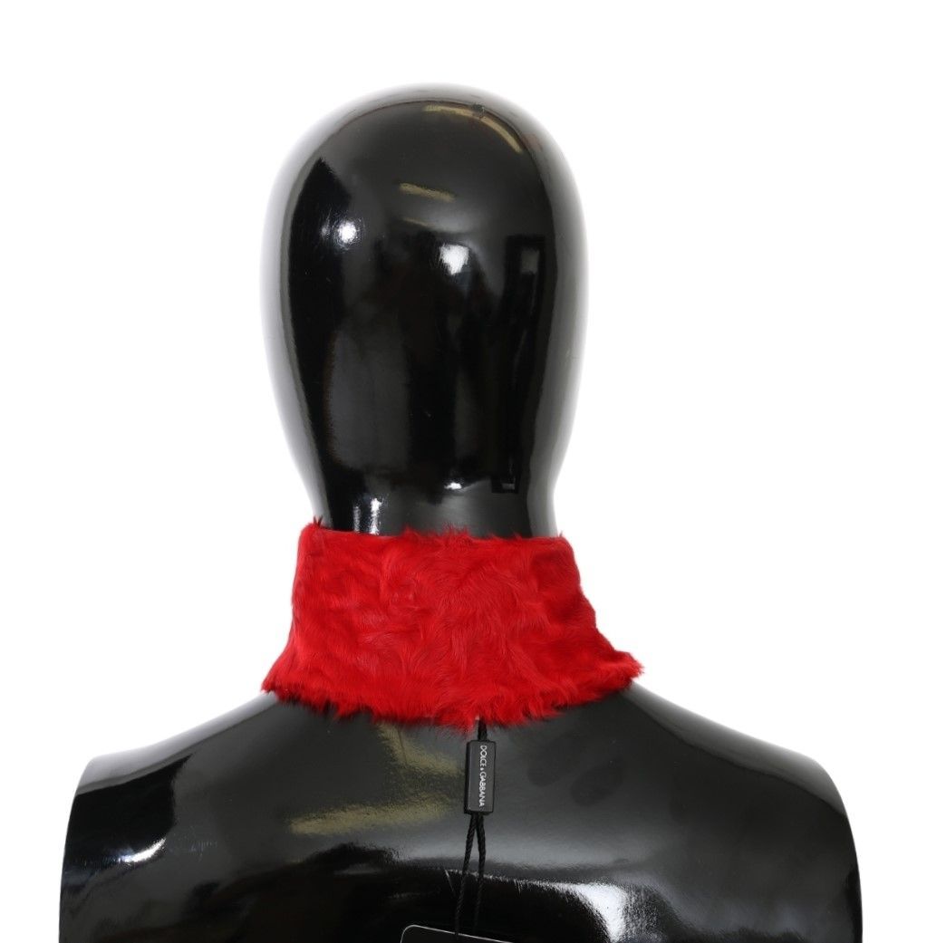 Fur Neck Collar Wrap Lambskin Women's Scarf - Dolce & Gabbana - Modalova