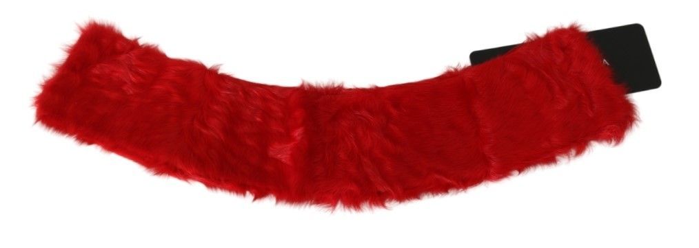 Fur Neck Collar Wrap Lambskin Women's Scarf - Dolce & Gabbana - Modalova
