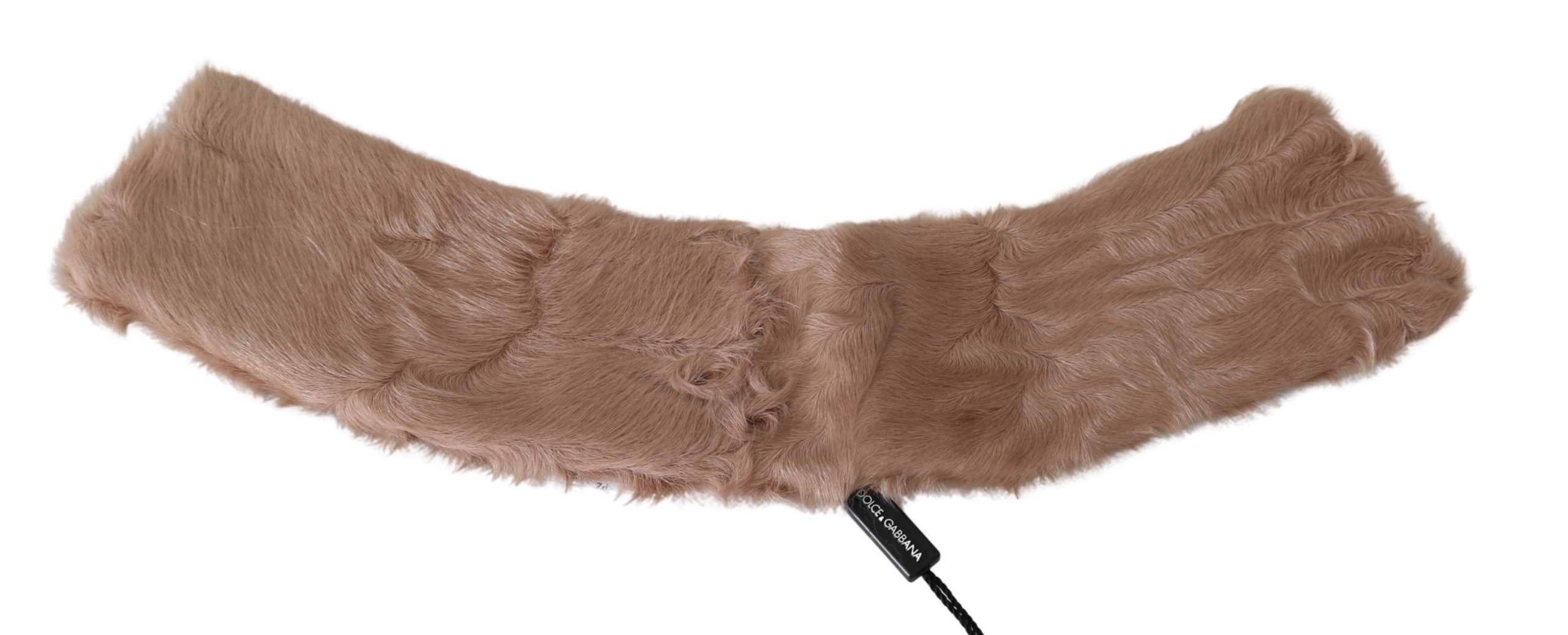 Fur Neck Collar Lambskin Women's Scarf - Dolce & Gabbana - Modalova