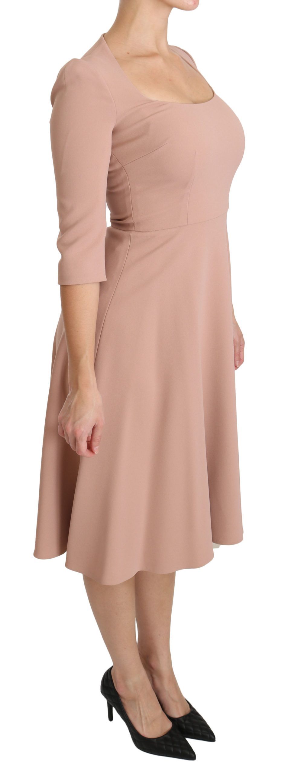 Sleeves A-line Viscose Women's Dress - Dolce & Gabbana - Modalova