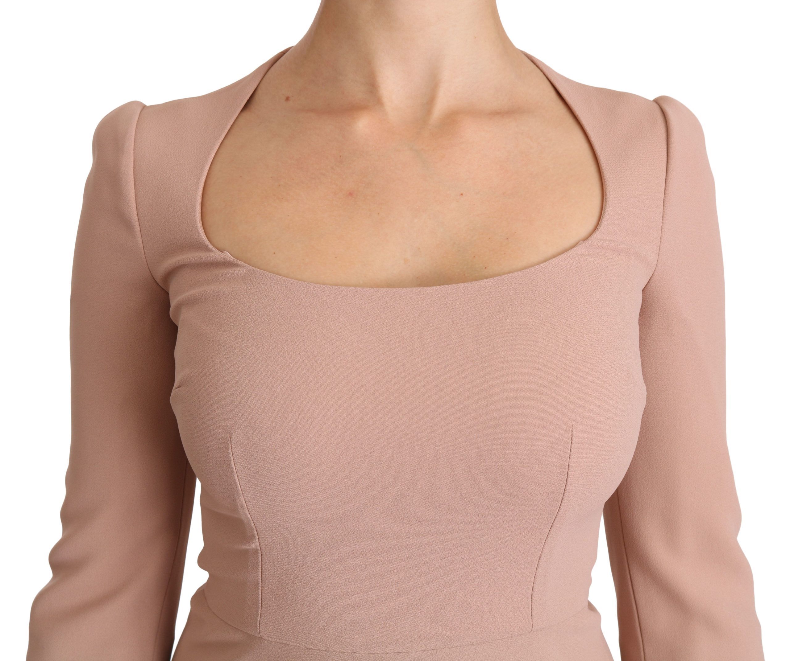 Sleeves A-line Viscose Women's Dress - Dolce & Gabbana - Modalova