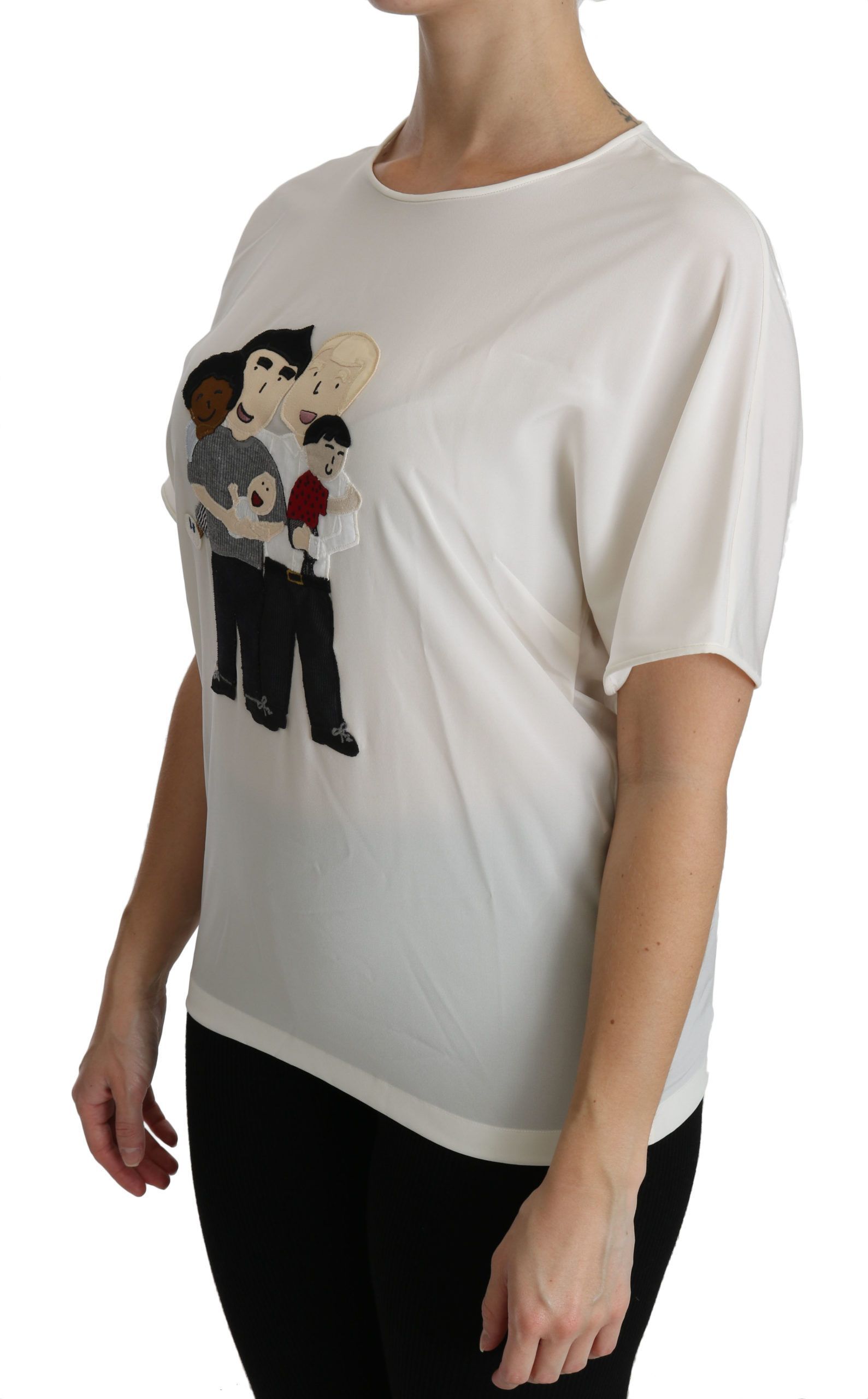 Dgfamily Patch Short Sleeve Blouse Women's Top - Dolce & Gabbana - Modalova