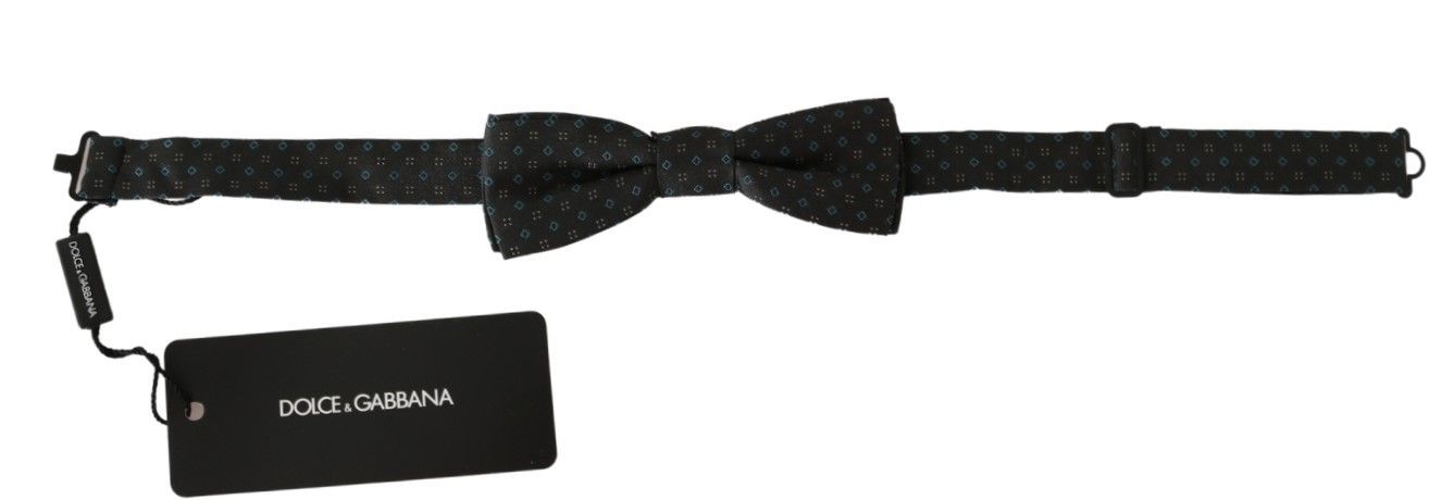 Patterned Mens NeckMen's Papillon 100% Silk Bow Men's Tie - Dolce & Gabbana - Modalova