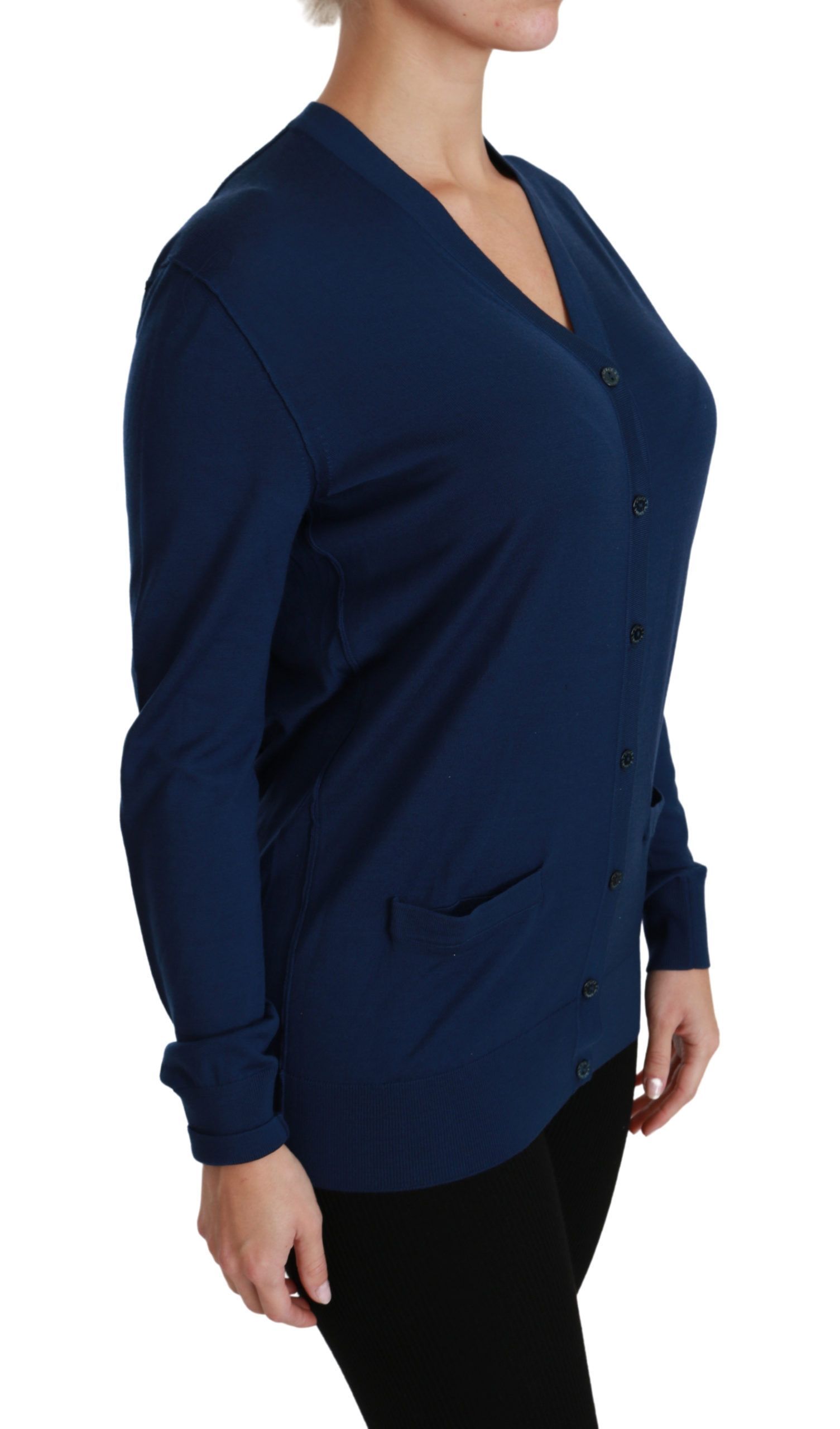 Button Cardigan Virgin Wool Women's Sweater - Dolce & Gabbana - Modalova