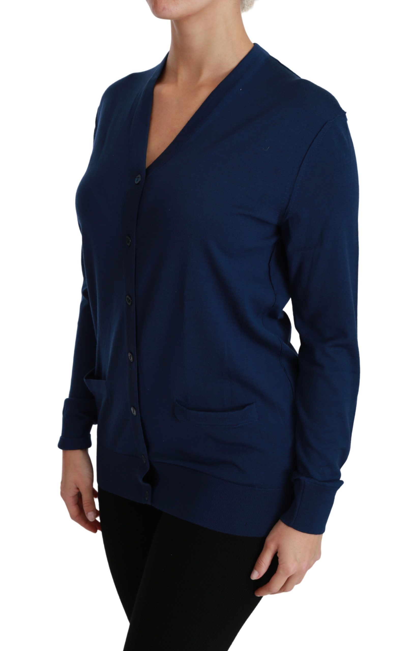 Button Cardigan Virgin Wool Women's Sweater - Dolce & Gabbana - Modalova