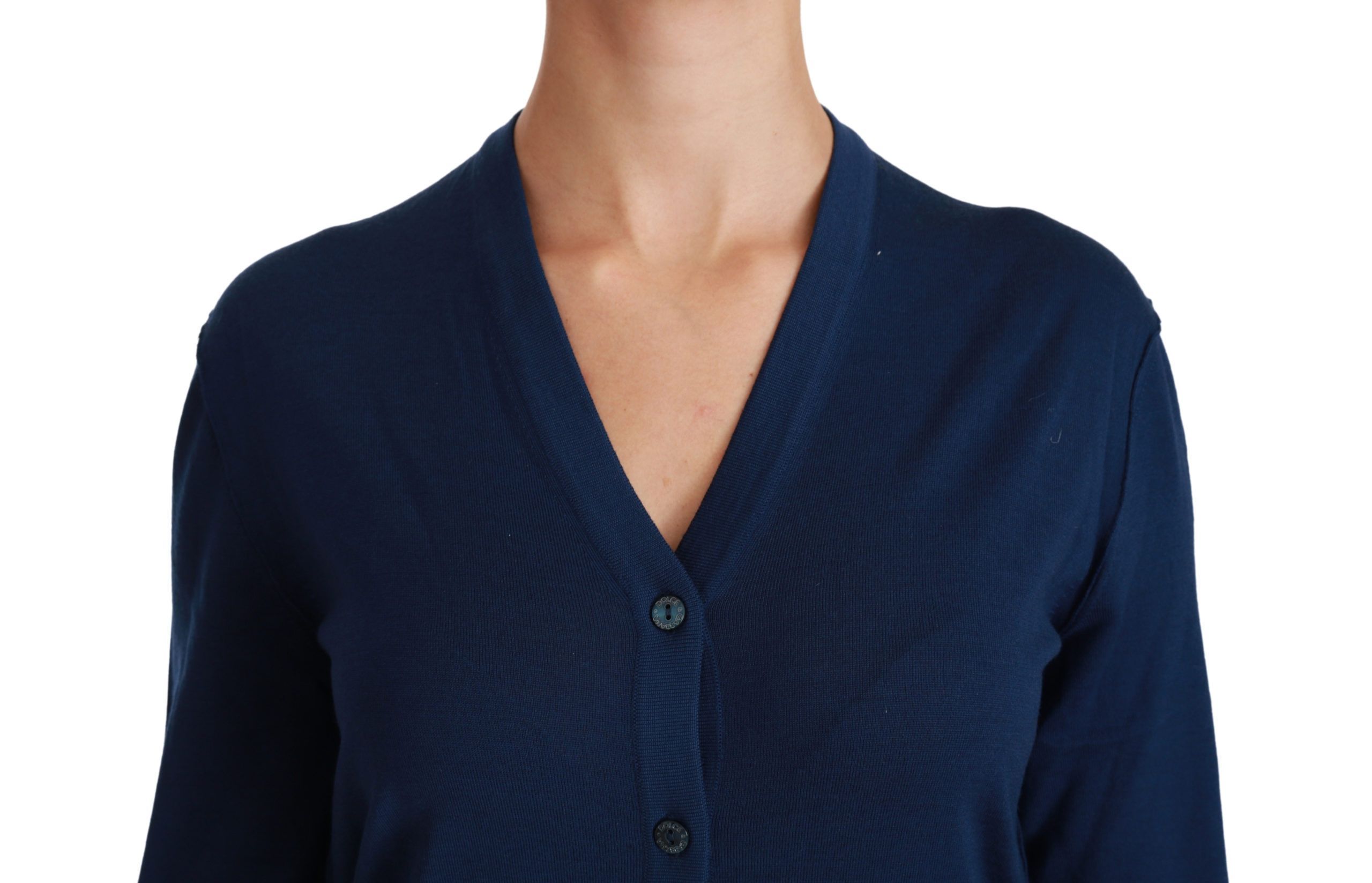 Button Cardigan Virgin Wool Women's Sweater - Dolce & Gabbana - Modalova