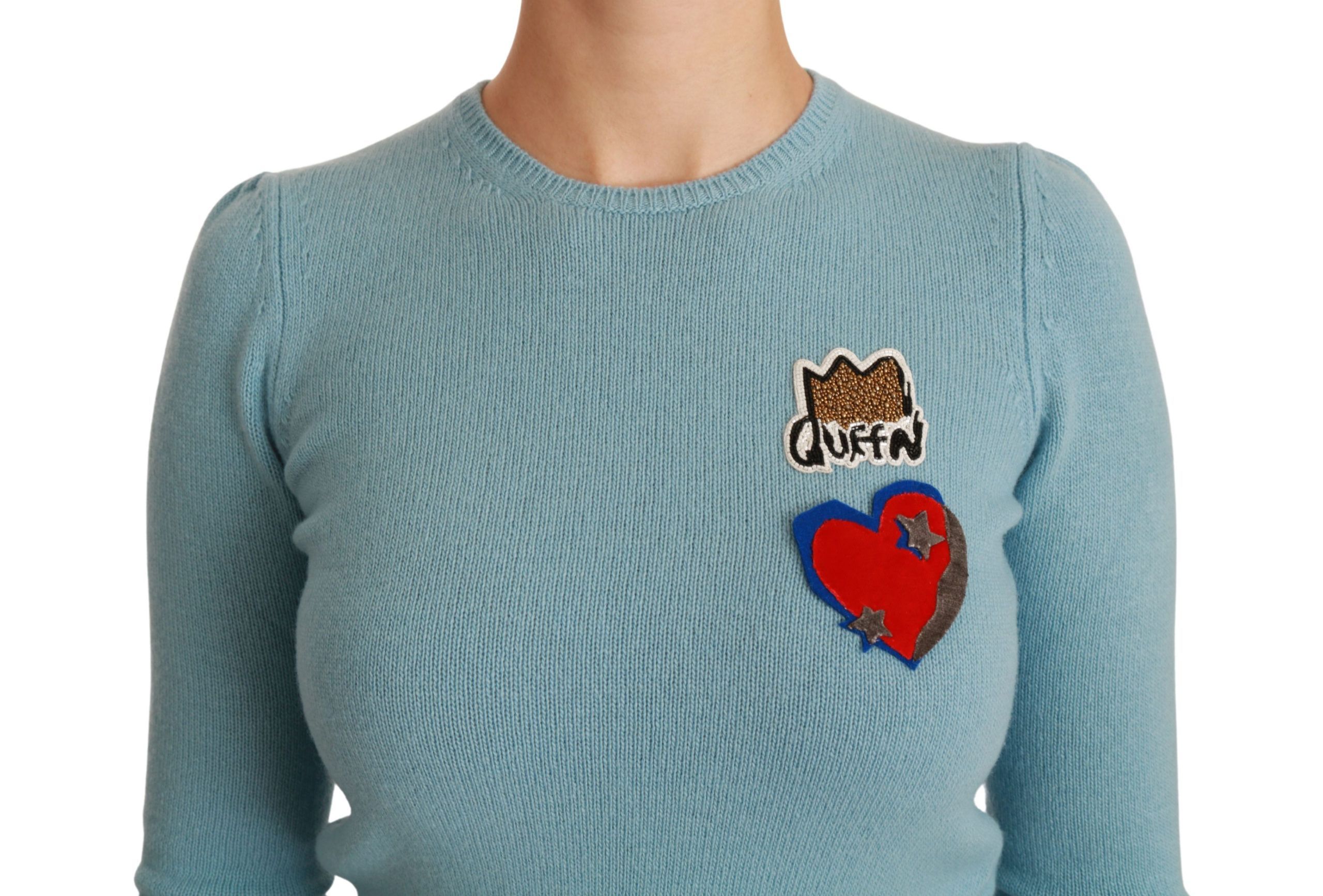 Wool Queen Heart Pullover Women's Sweater - Dolce & Gabbana - Modalova