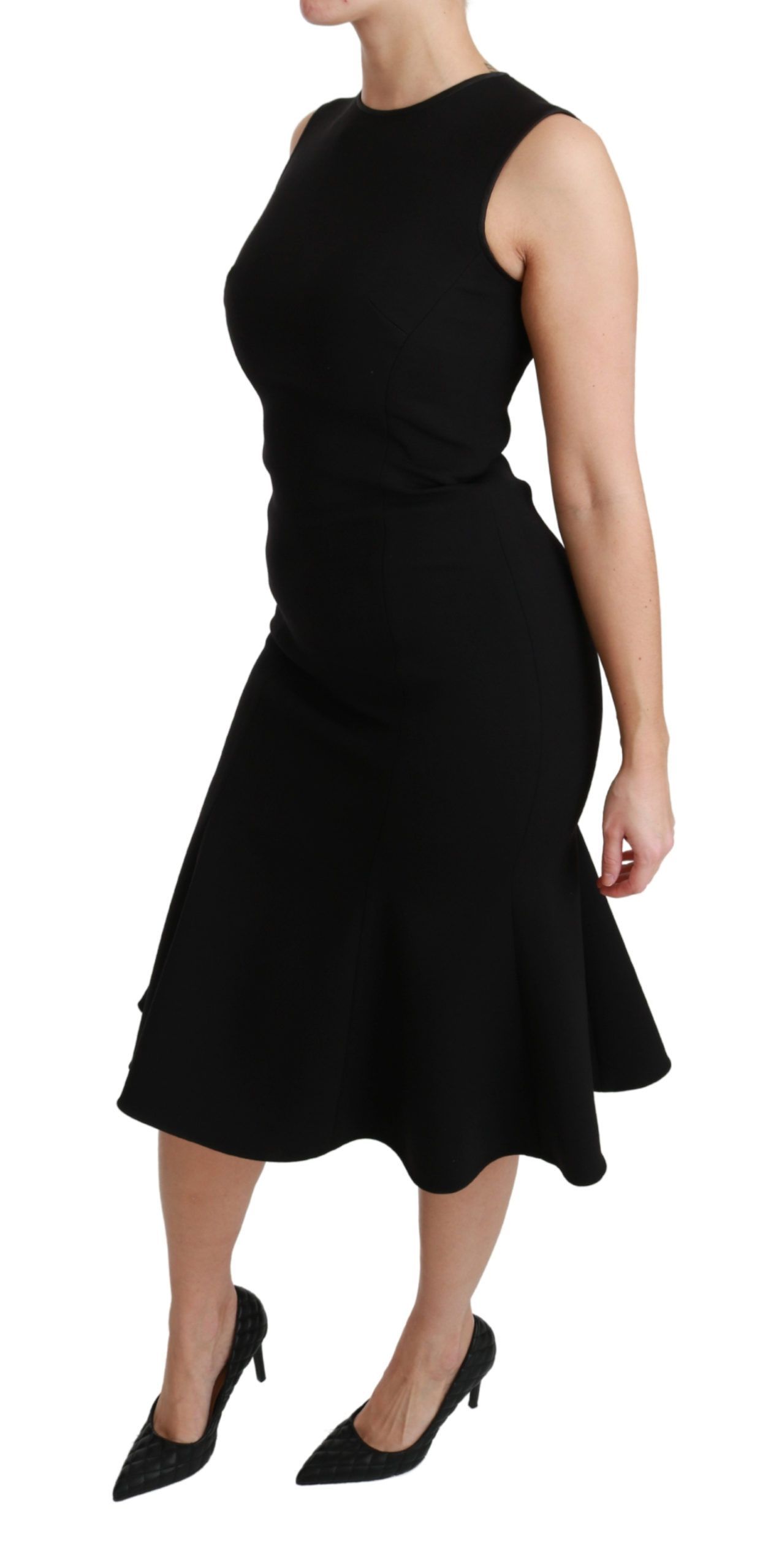 Fit Flare Wool Stretch Sheath Women's Dress - Dolce & Gabbana - Modalova