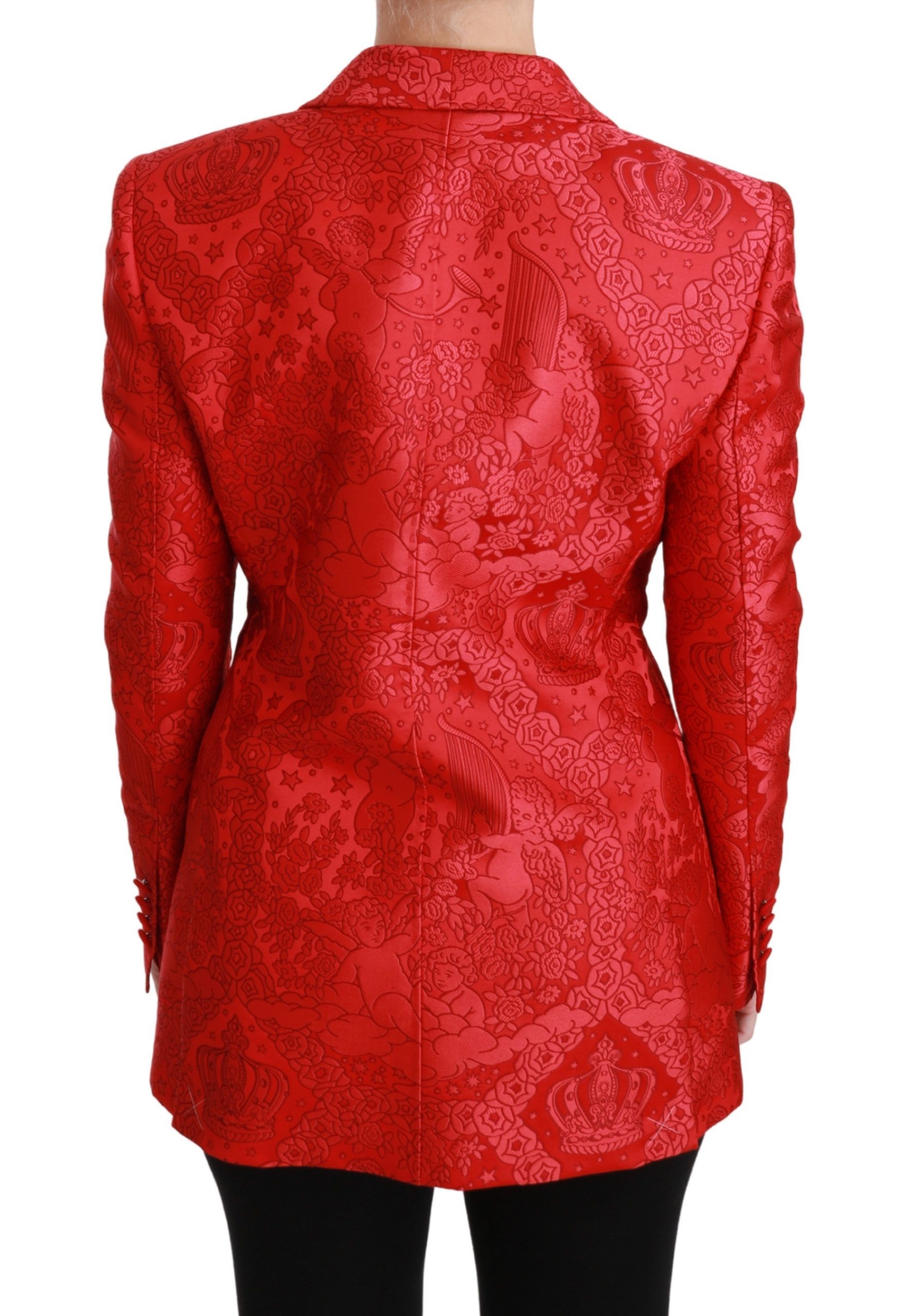 Floral Angel Blazer Coat Women's Jacket - Dolce & Gabbana - Modalova