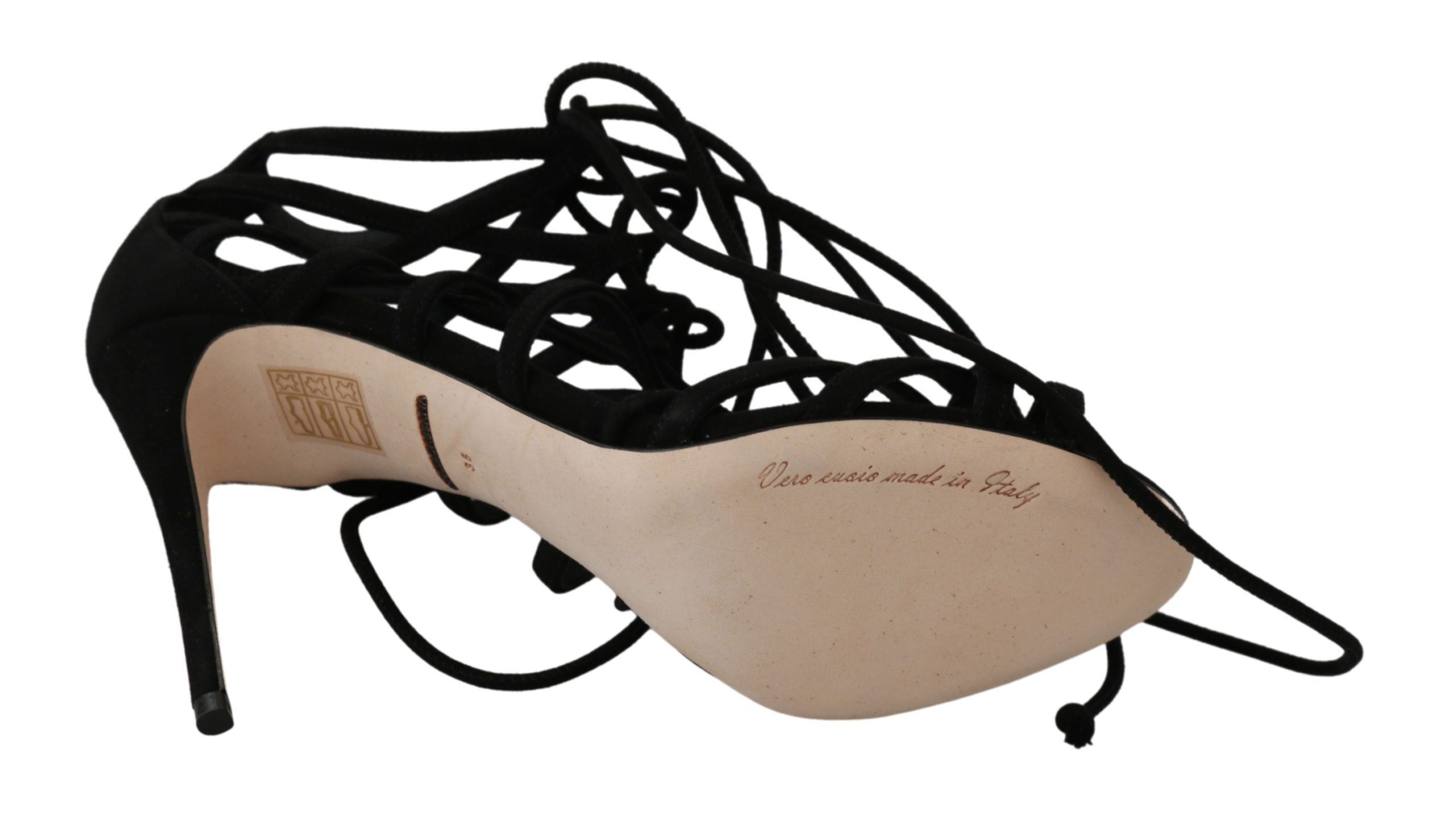 Suede Strap Stilettos Shoes Women's Sandals - Dolce & Gabbana - Modalova