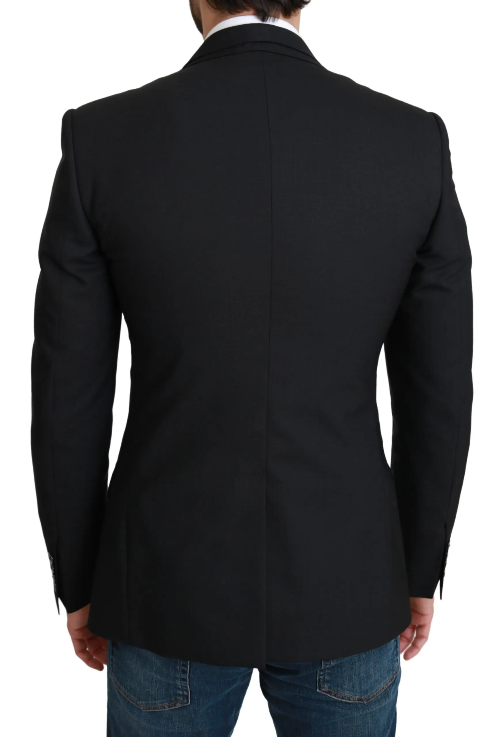 Single Breasted Formal Wool Men's Blazer - Dolce & Gabbana - Modalova