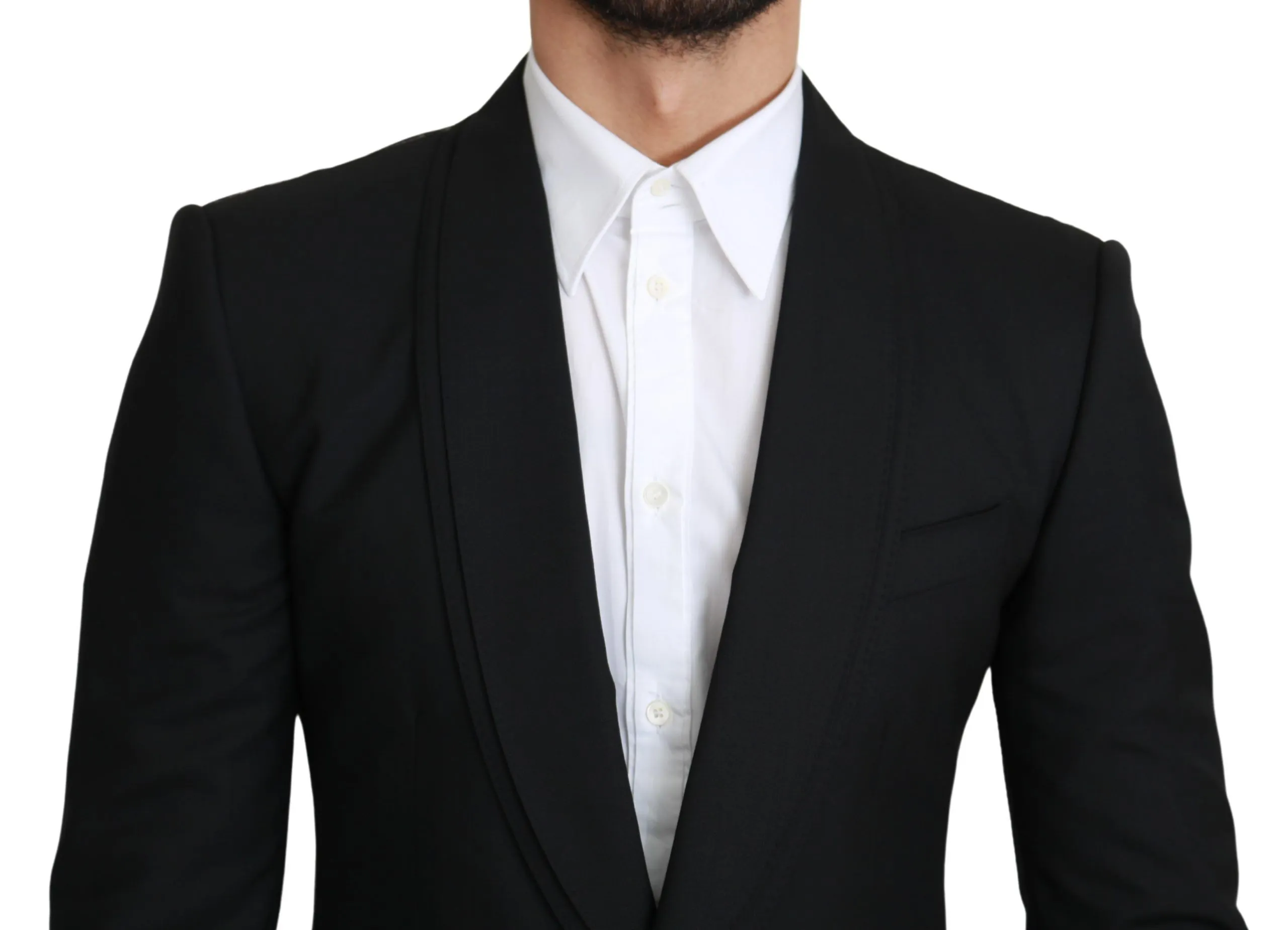 Single Breasted Formal Wool Men's Blazer - Dolce & Gabbana - Modalova