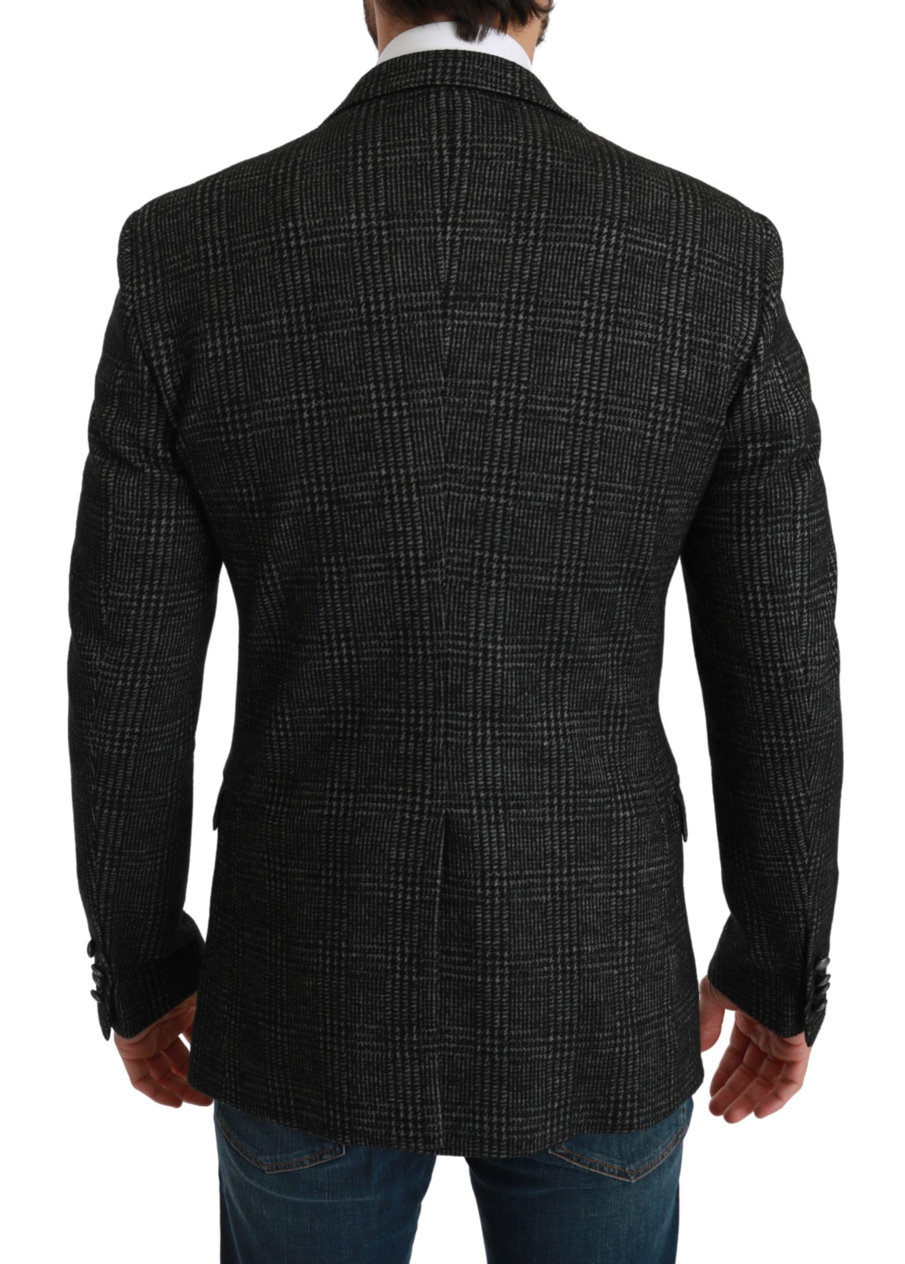 Plaid Check Slim Fit Jacket Men's Blazer - Dolce & Gabbana - Modalova