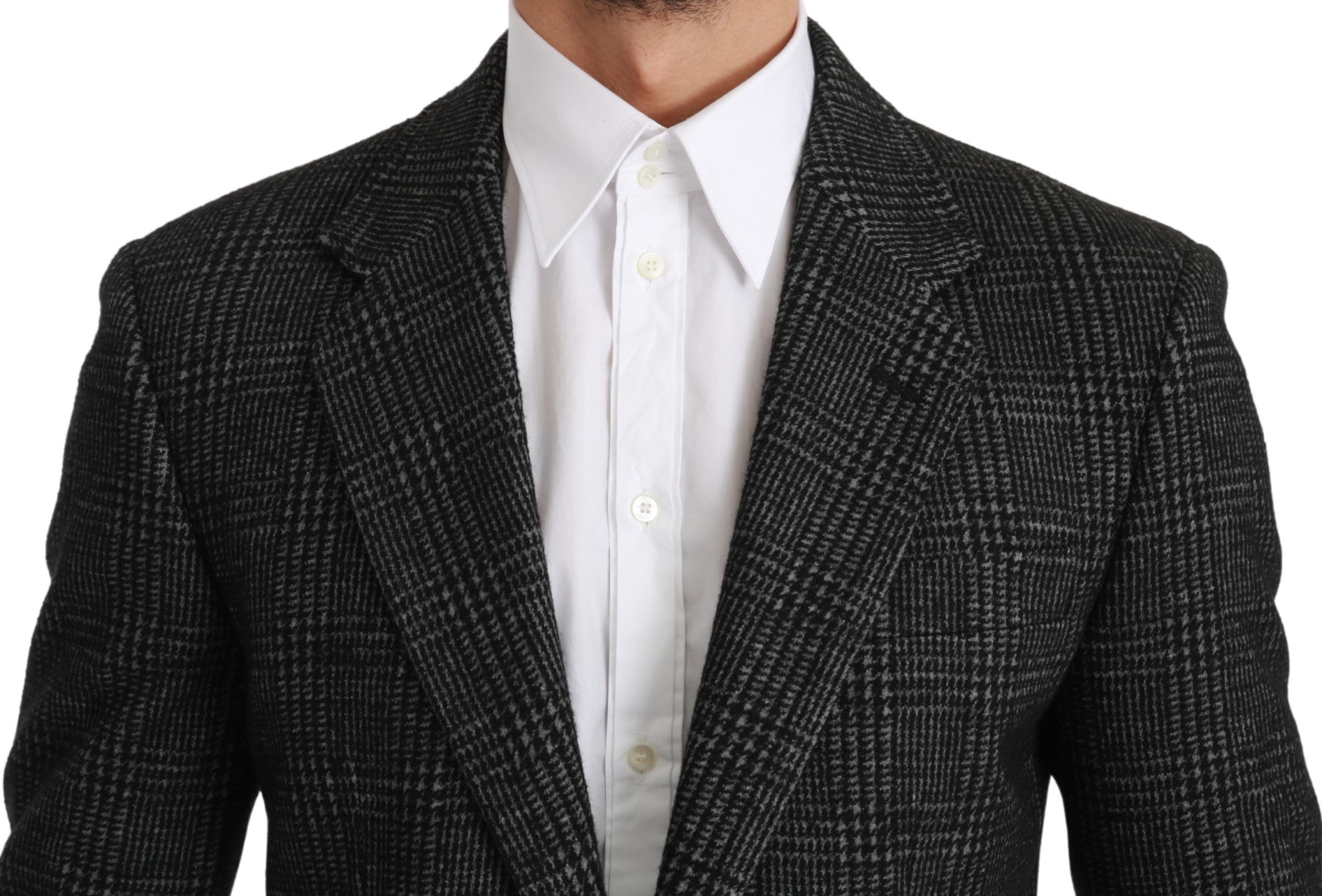 Plaid Check Slim Fit Jacket Men's Blazer - Dolce & Gabbana - Modalova