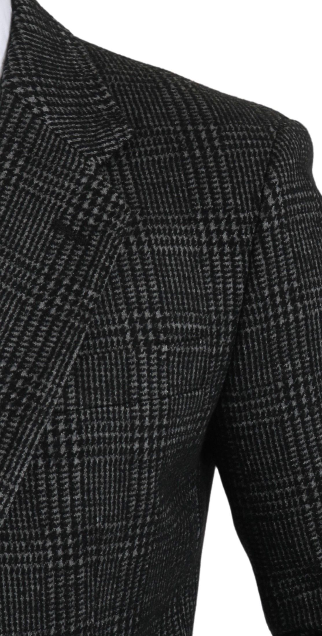 Plaid Check Slim Fit Jacket Men's Blazer - Dolce & Gabbana - Modalova