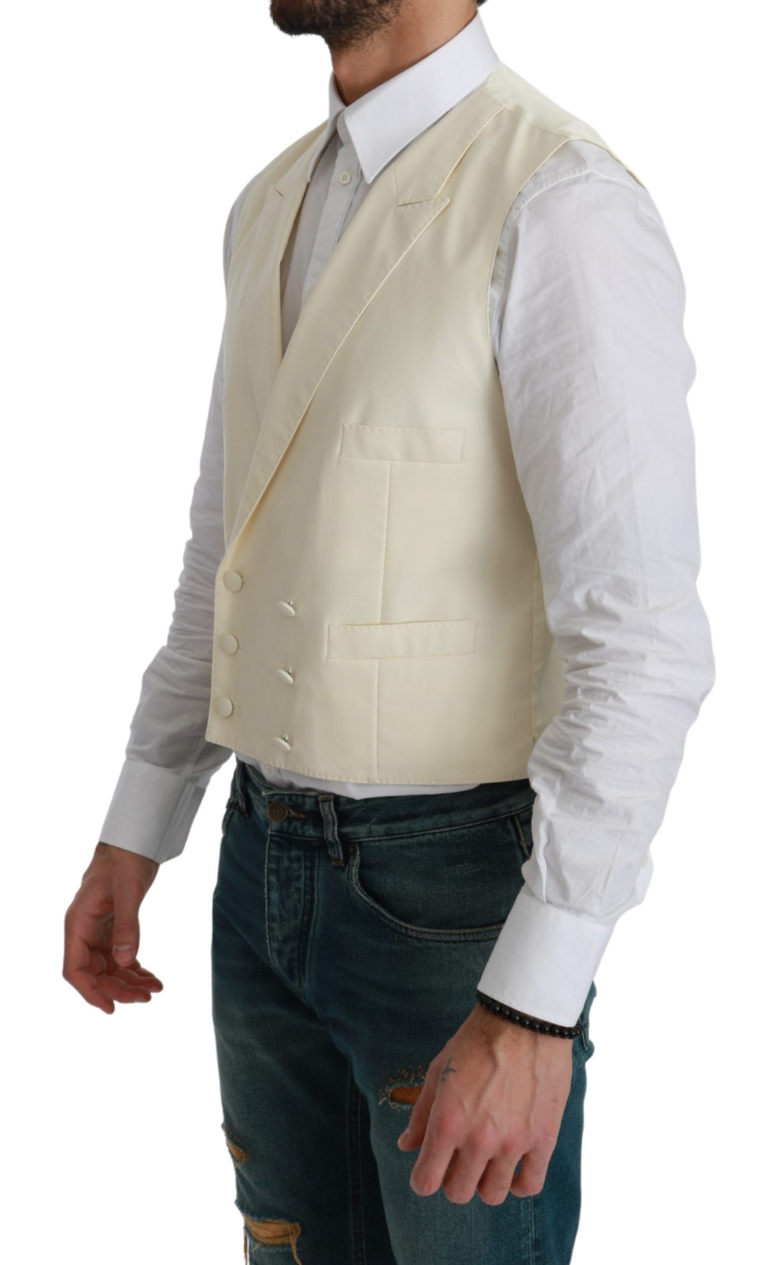 Waistcoat Formal Wool Men's Vest - Dolce & Gabbana - Modalova