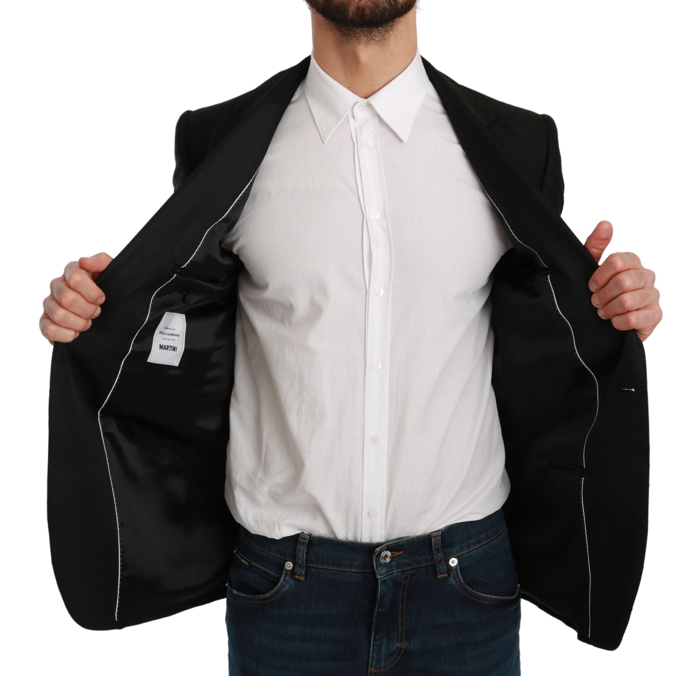 Slim Fit Coat Jacket MARTINI Men's Blazer - Dolce & Gabbana - Modalova