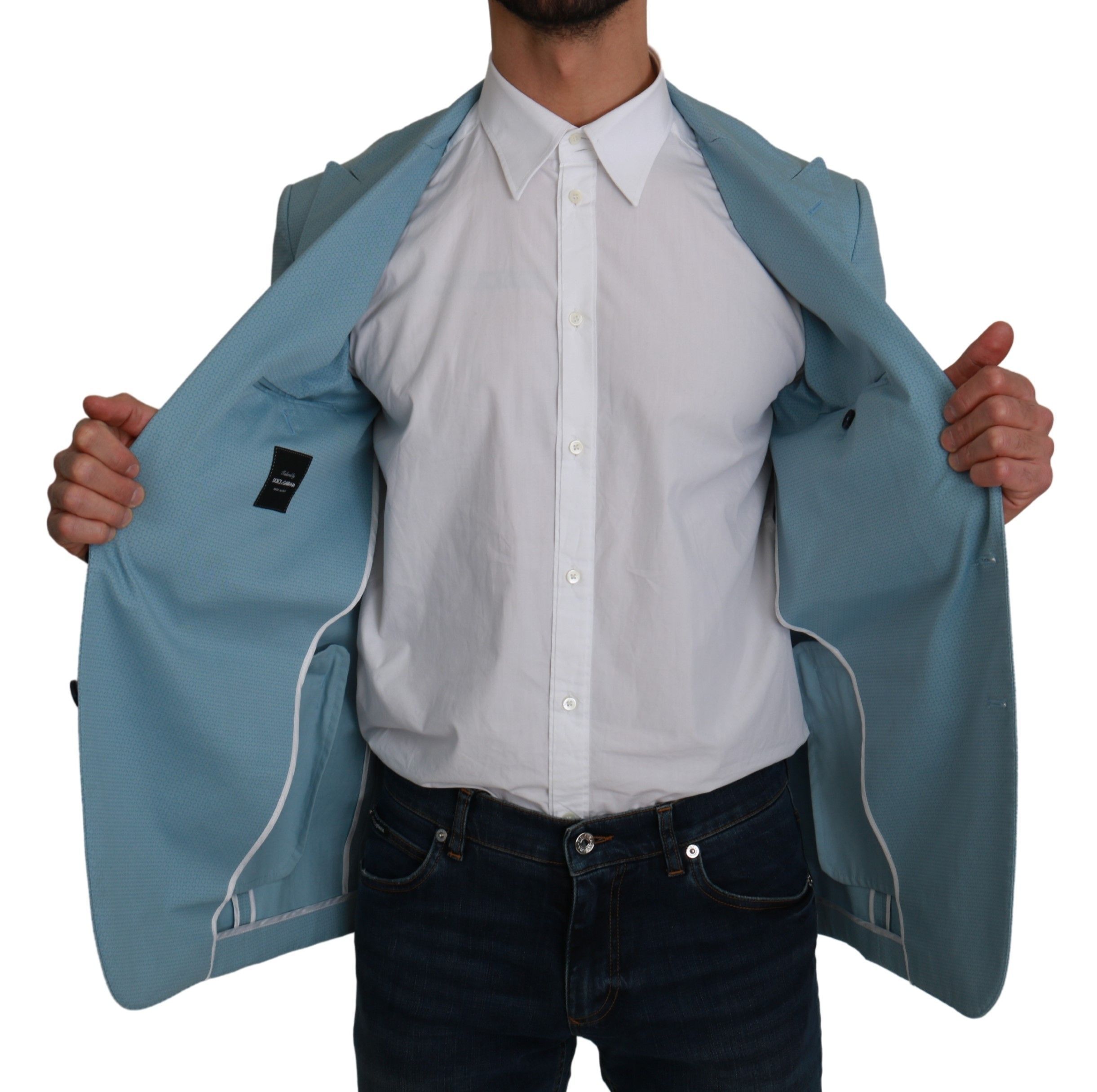 Slim Fit Coat Jacket MARTINI Men's Blazer - Dolce & Gabbana - Modalova