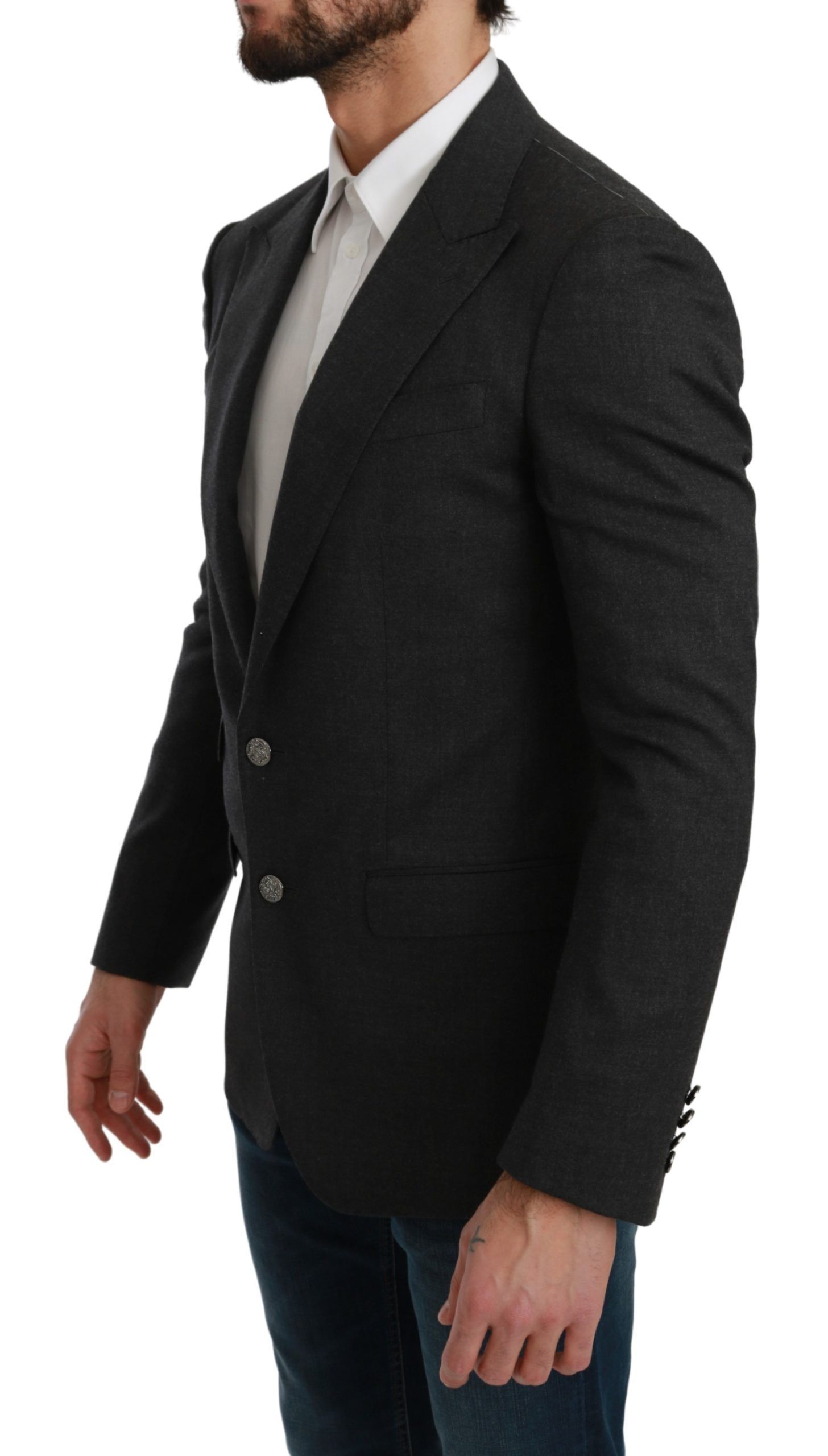 NAPOLI Slim Fit Jacket Wool Men's Blazer - Dolce & Gabbana - Modalova