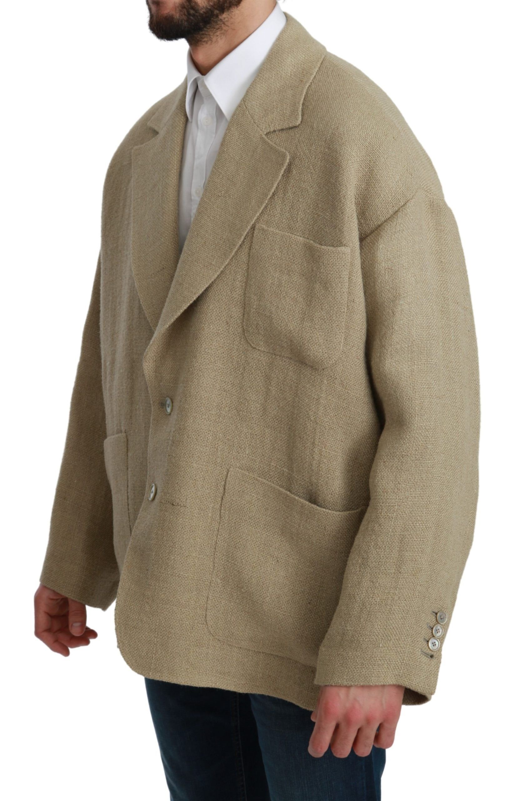 Jacket Men's 100% Jute Blazer Men's Coat - Dolce & Gabbana - Modalova
