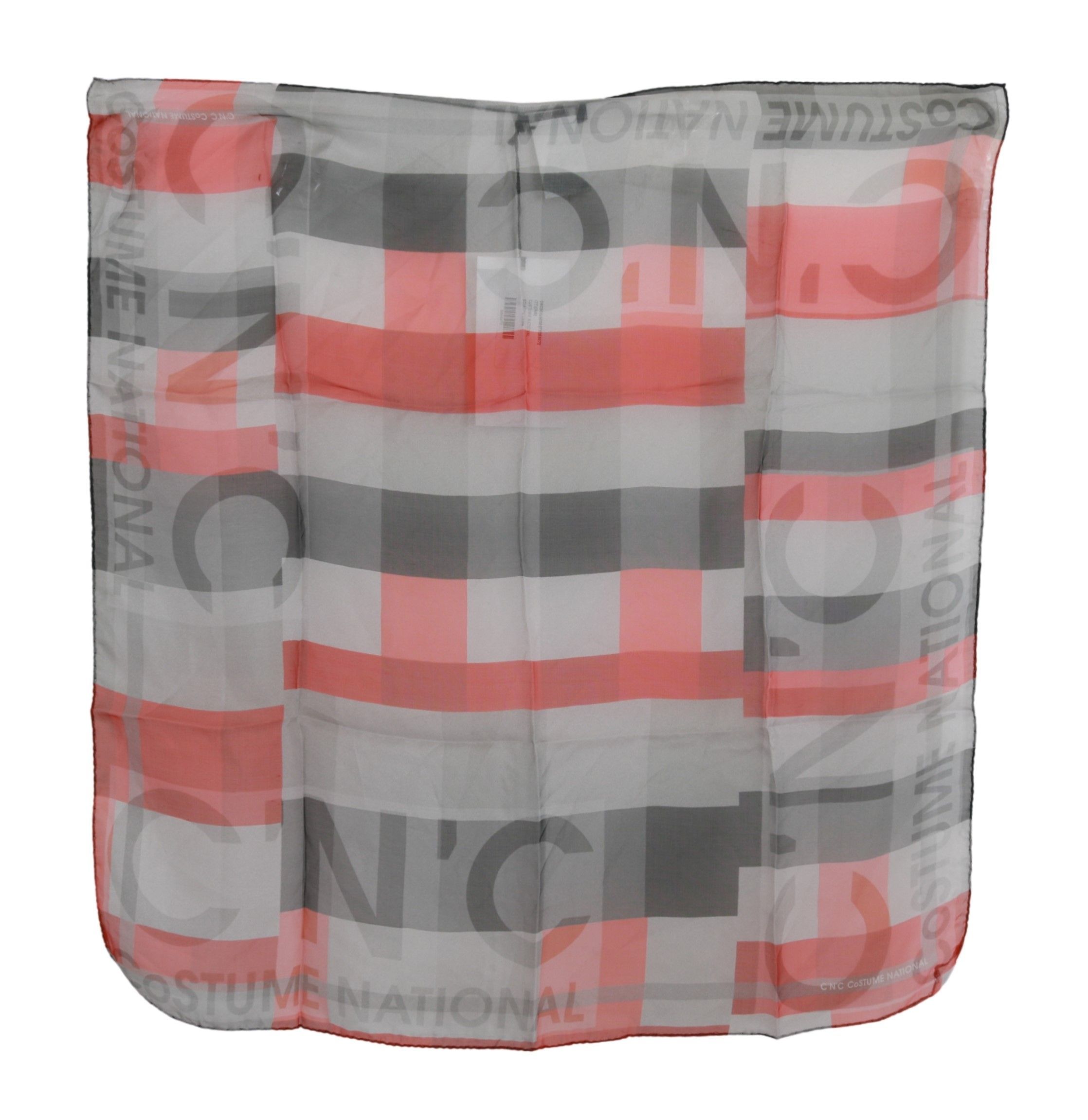 Red 100% Silk Branded Women's Scarf - Costume National - Modalova