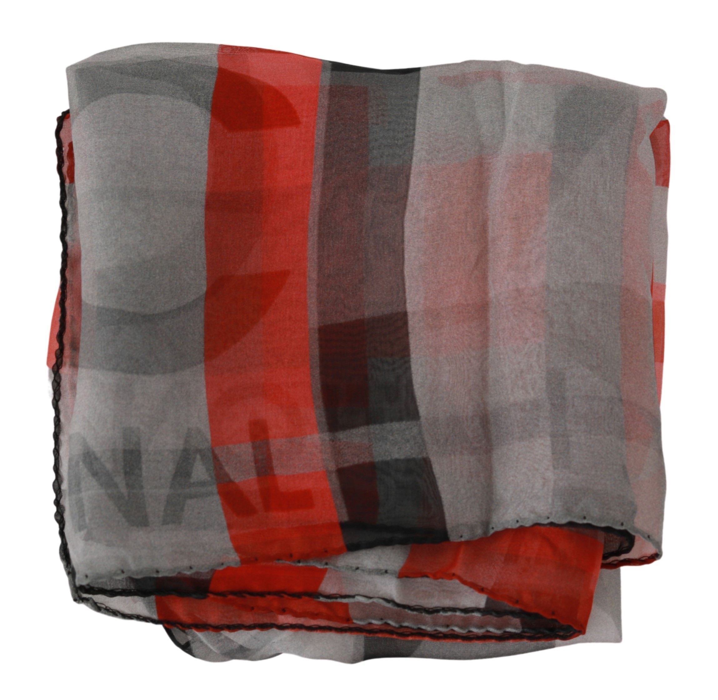 Red 100% Silk Branded Women's Scarf - Costume National - Modalova
