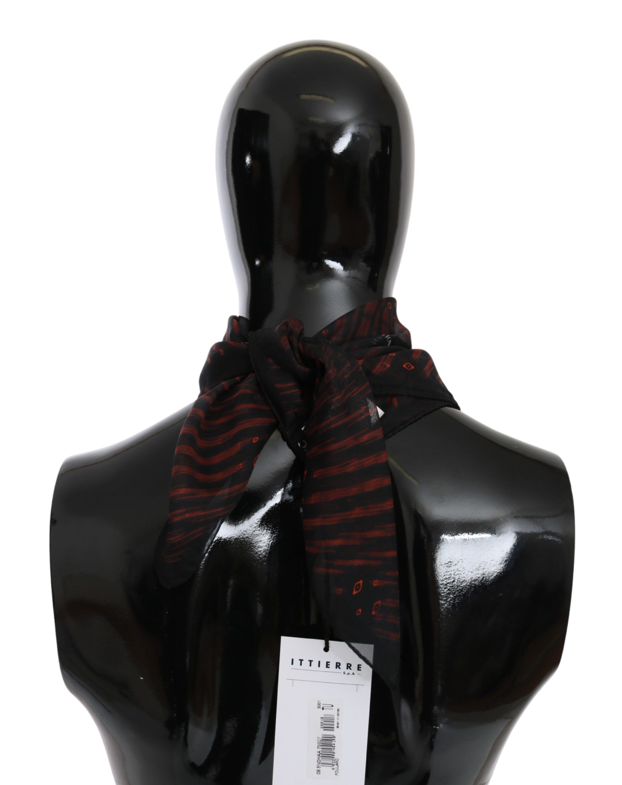 Orange 100% Silk Branded Women's Scarf - Costume National - Modalova