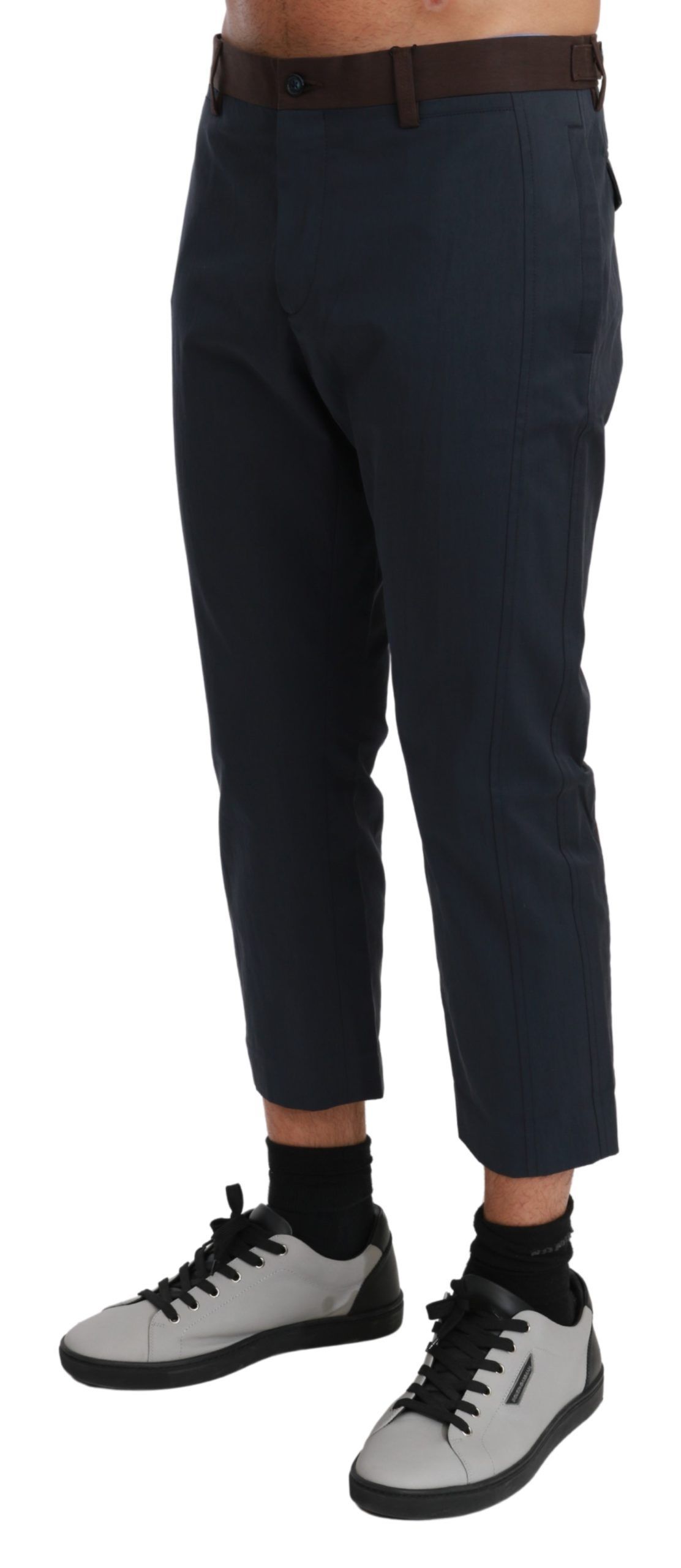 Stripes Cropped Trousers Men's Pants - Dolce & Gabbana - Modalova