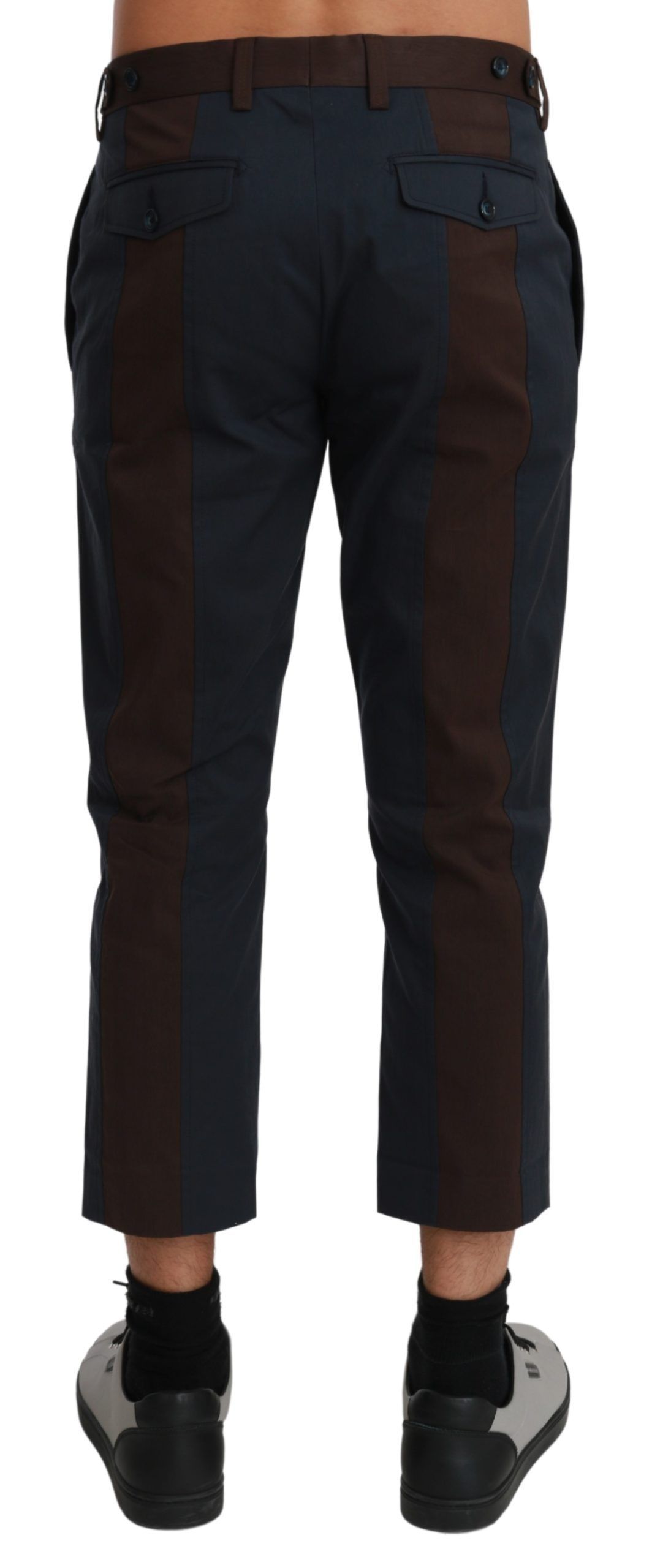 Stripes Cropped Trousers Men's Pants - Dolce & Gabbana - Modalova