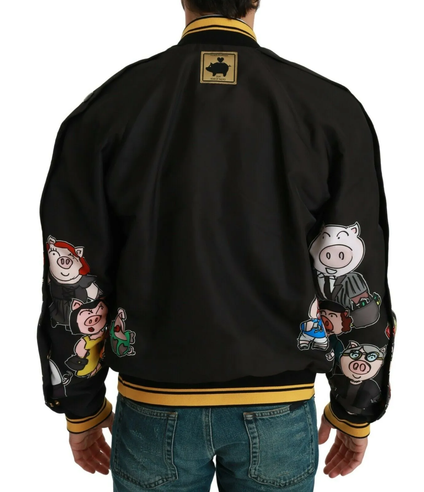 YEAR OF THE PIG Bomber Men's Jacket - Dolce & Gabbana - Modalova