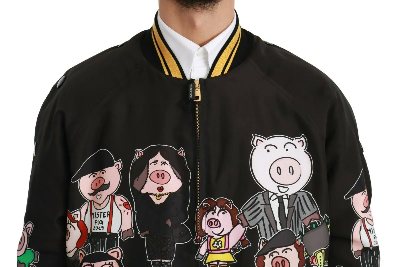 YEAR OF THE PIG Bomber Men's Jacket - Dolce & Gabbana - Modalova