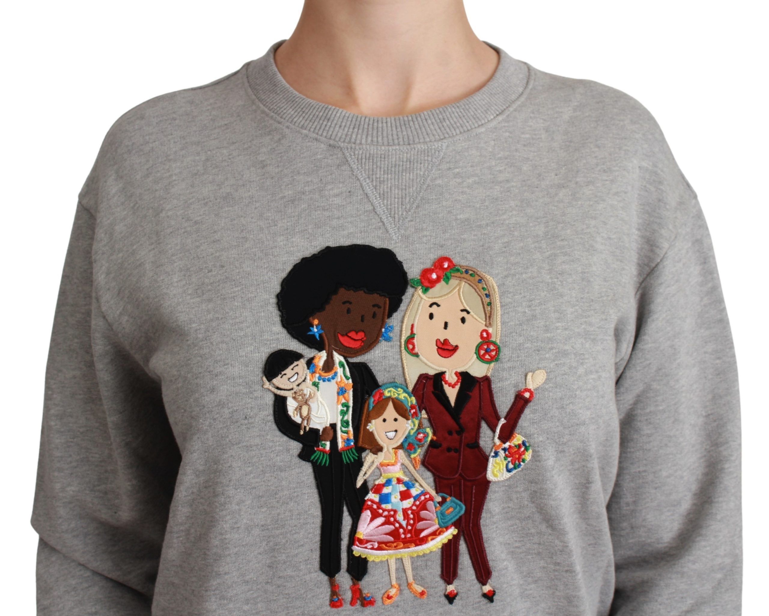 Dgfamily Cotton Pullover Women's Sweater - Dolce & Gabbana - Modalova