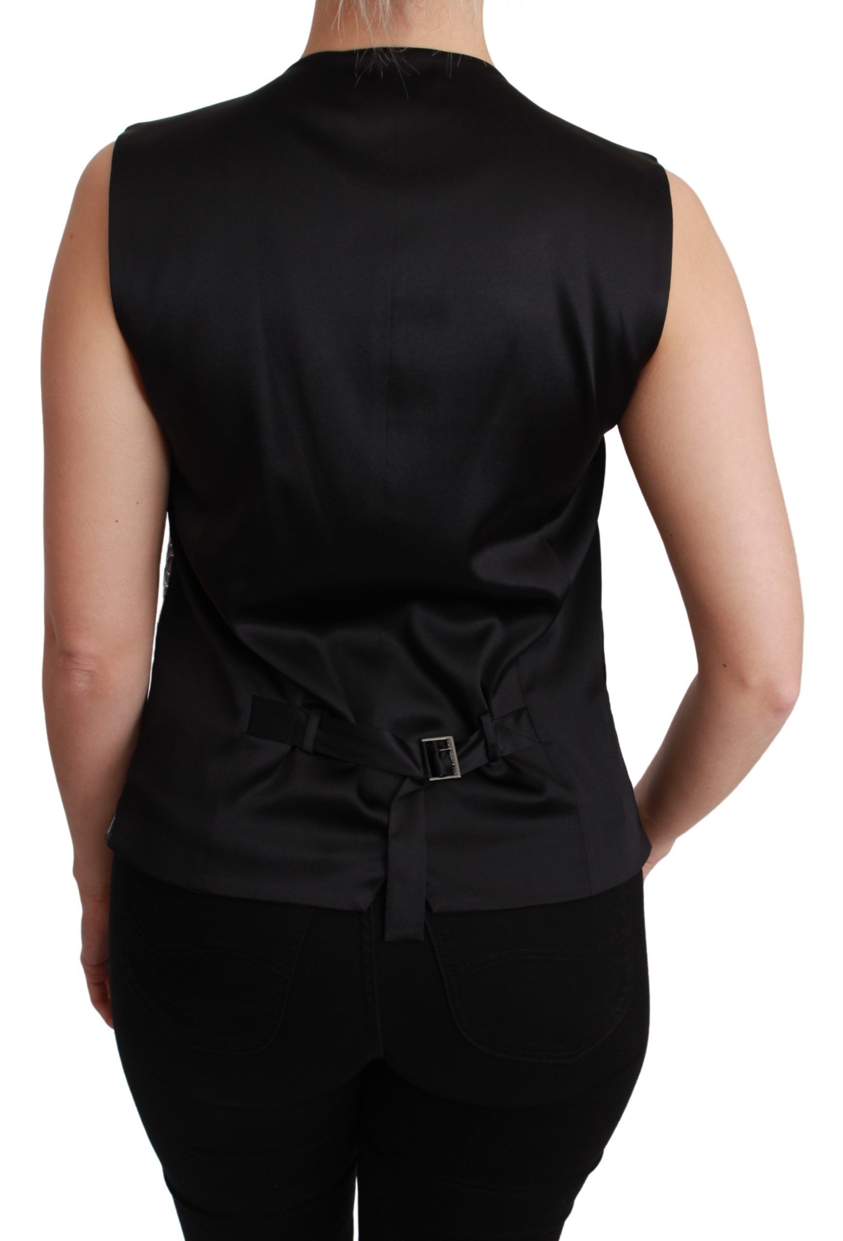Brocade Sleeveless Metallic Women's Top - Dolce & Gabbana - Modalova