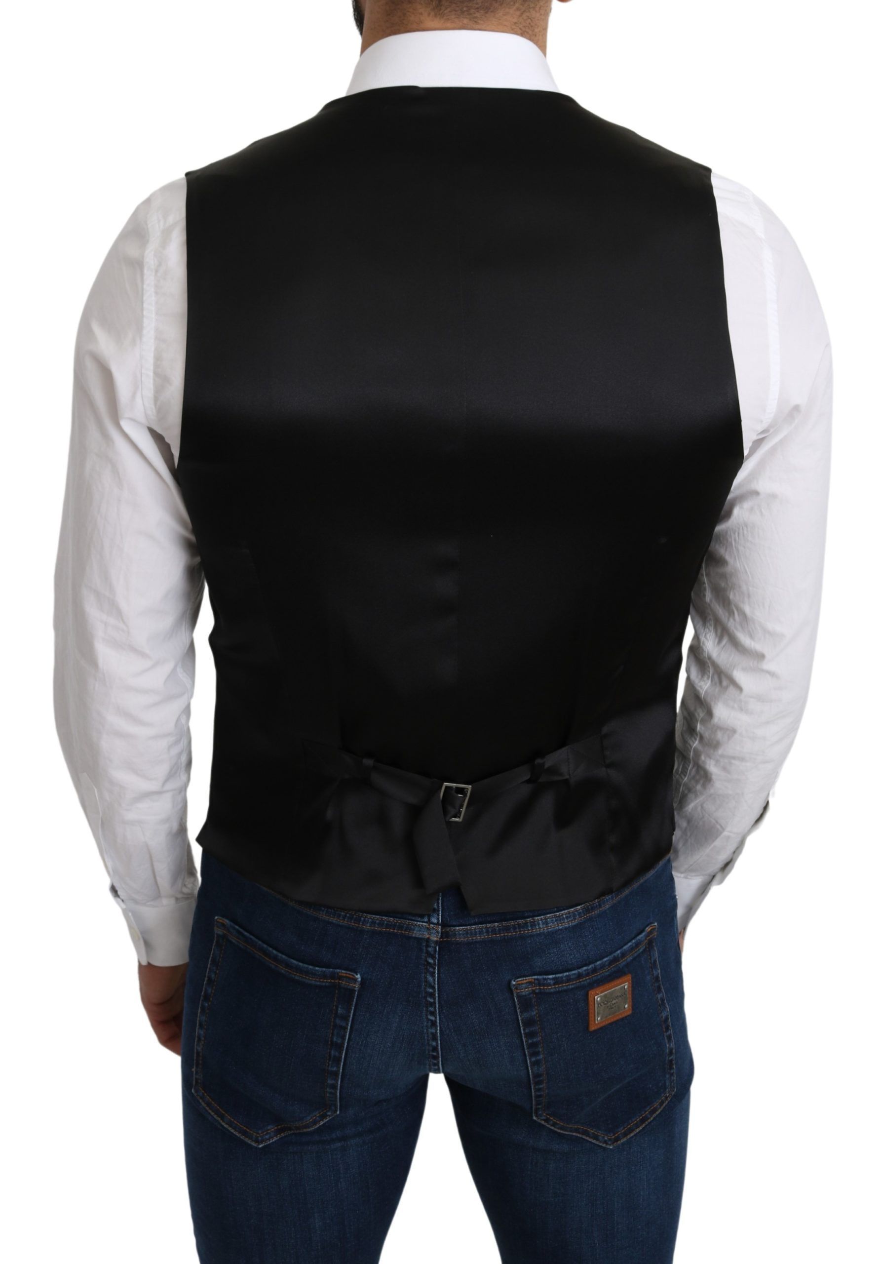Silk Formal Coat Men's Vest - Dolce & Gabbana - Modalova