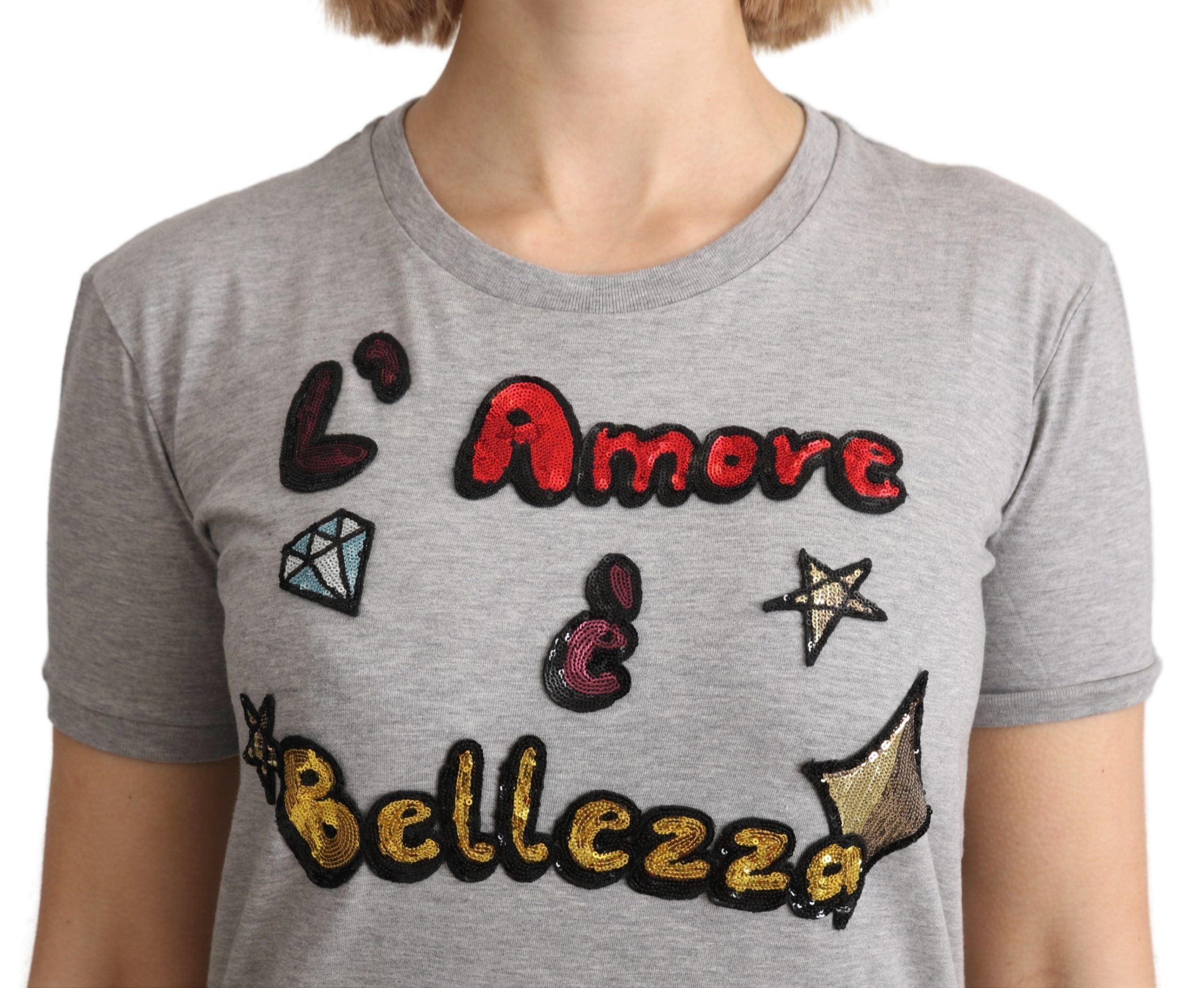 Cotton Amore e Bellezza Top Women's T-shirt - Dolce & Gabbana - Modalova