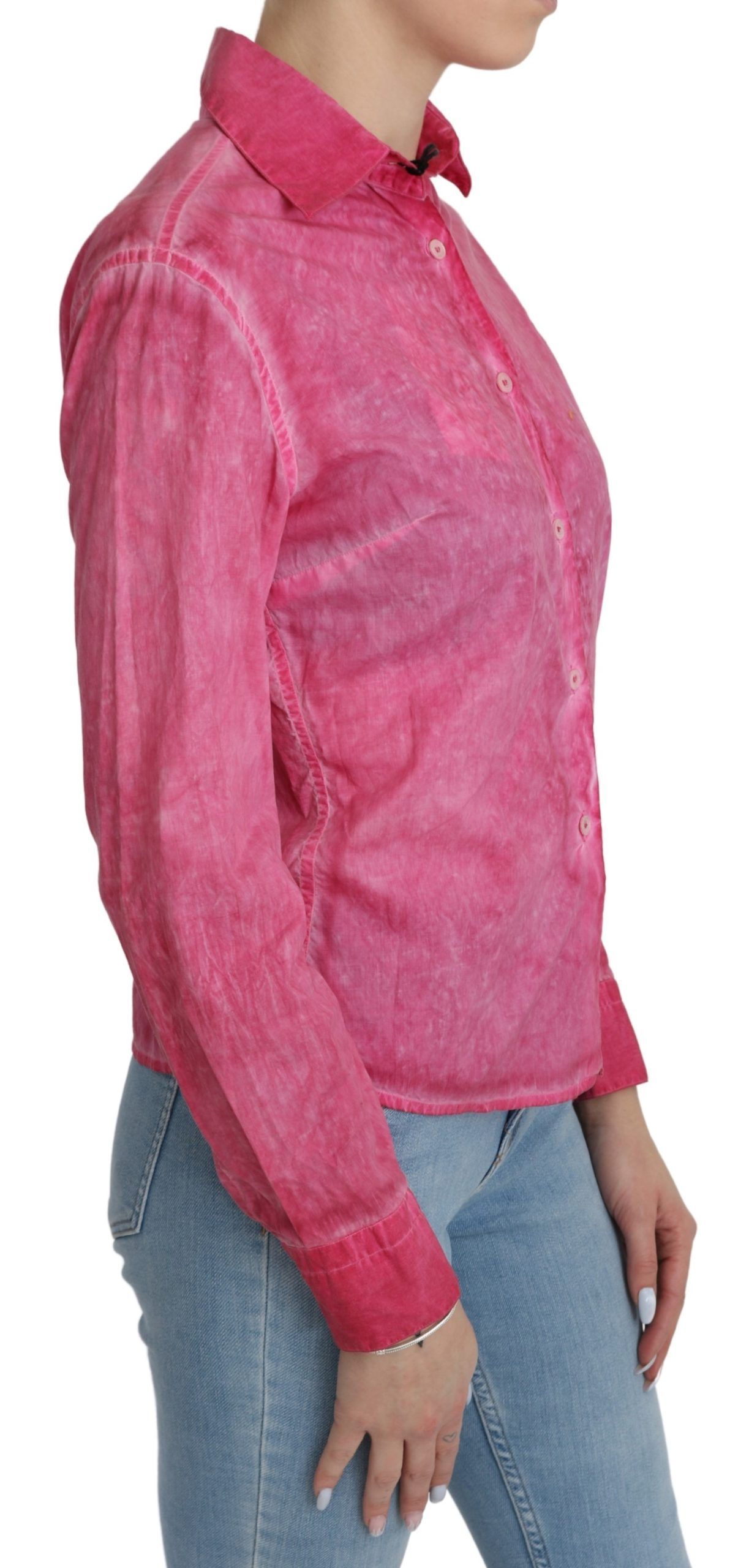 Collared Long Sleeve Shirt Blouse Women's Top - Ermanno Scervino - Modalova
