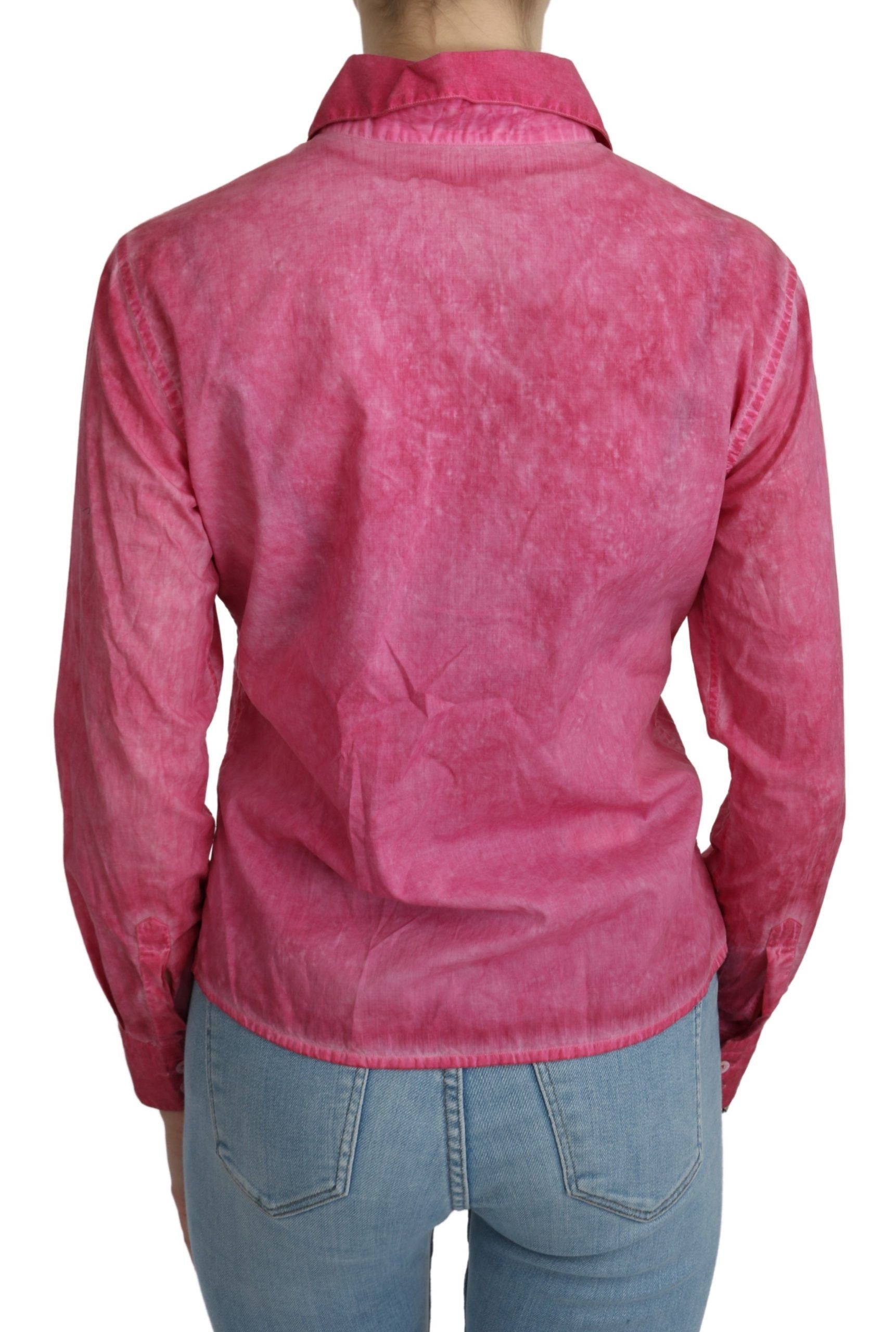 Collared Long Sleeve Shirt Blouse Women's Top - Ermanno Scervino - Modalova