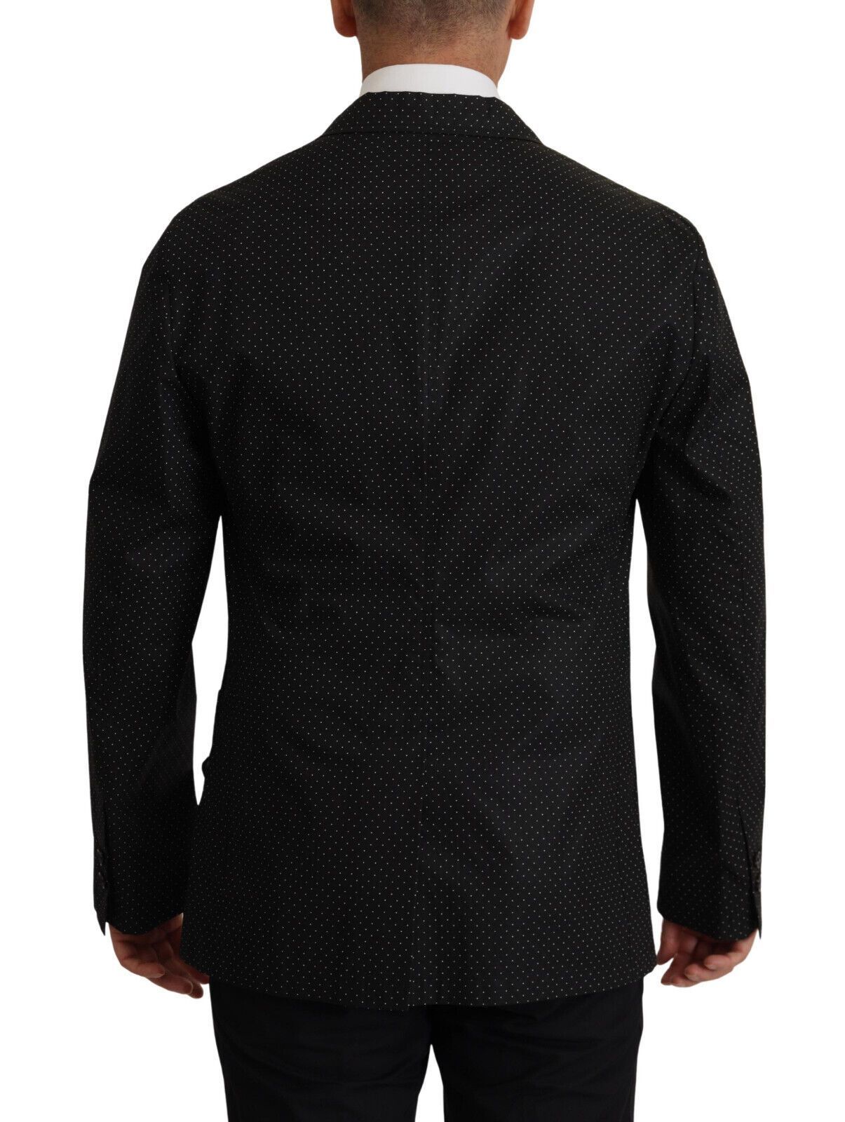 Polka Dotted Cotton Blazer Men's Jacket - Dolce & Gabbana - Modalova