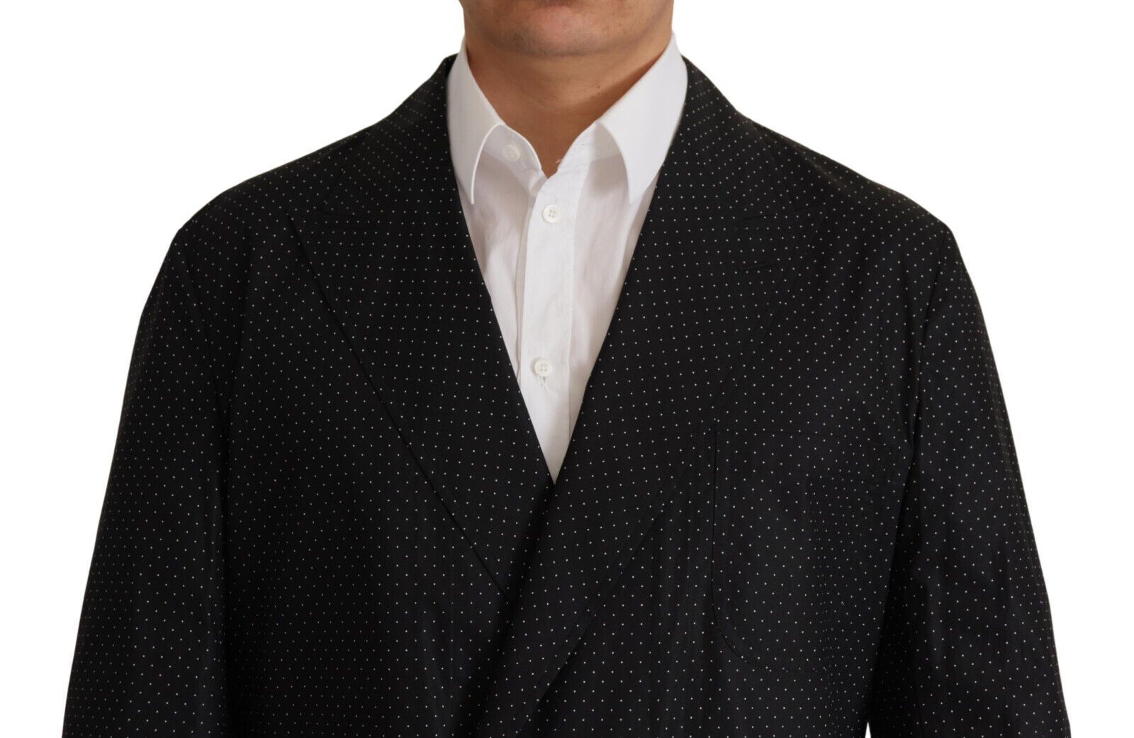 Polka Dotted Cotton Blazer Men's Jacket - Dolce & Gabbana - Modalova