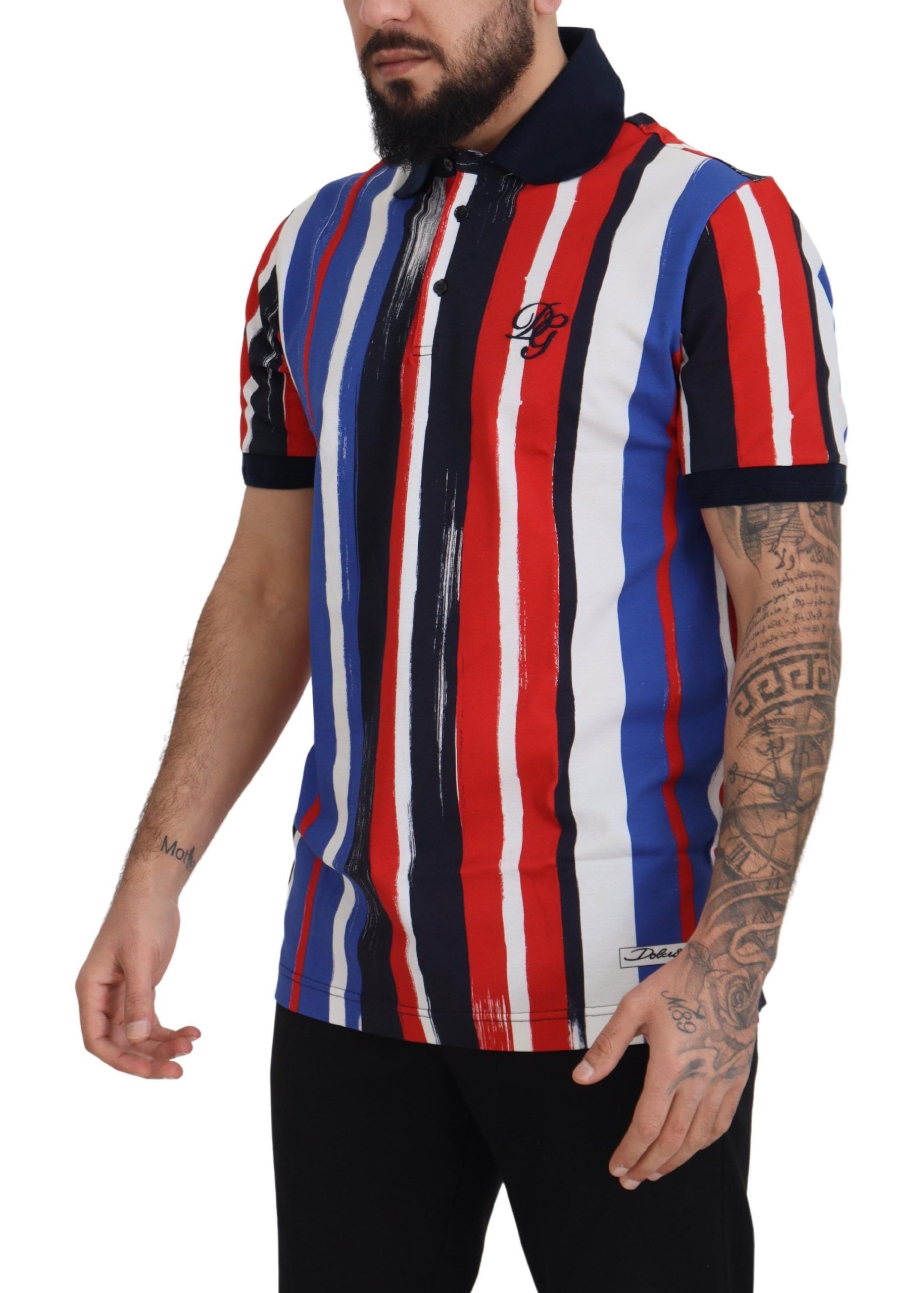 Cotton Polo Top Men's T-shirt - Dolce & Gabbana - Modalova