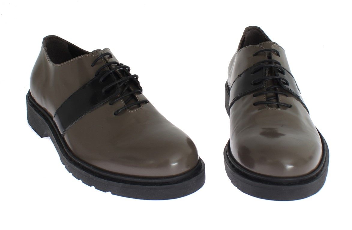 Brown Leather Laceups Women's Shoes - AI_ - Modalova