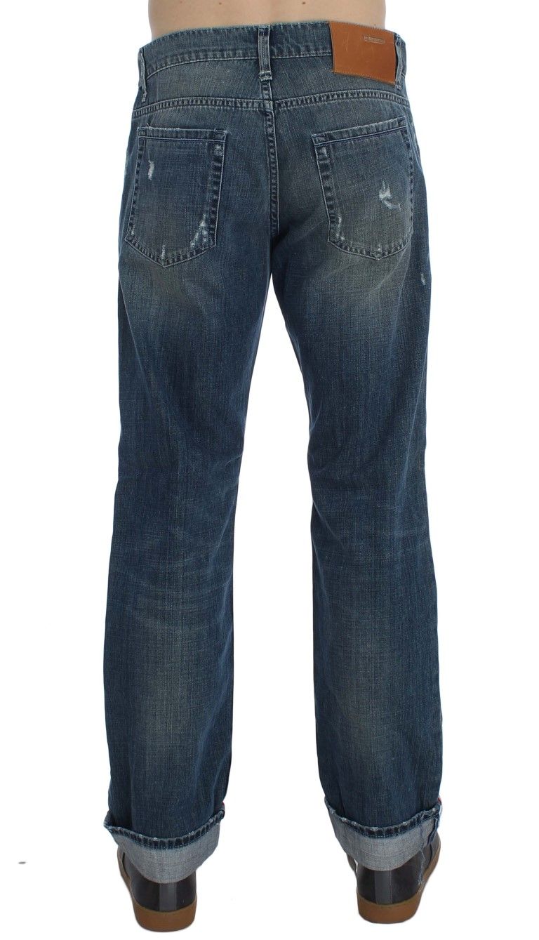 Wash Cotton Denim Regular Fit Men's Jeans - Acht - Modalova