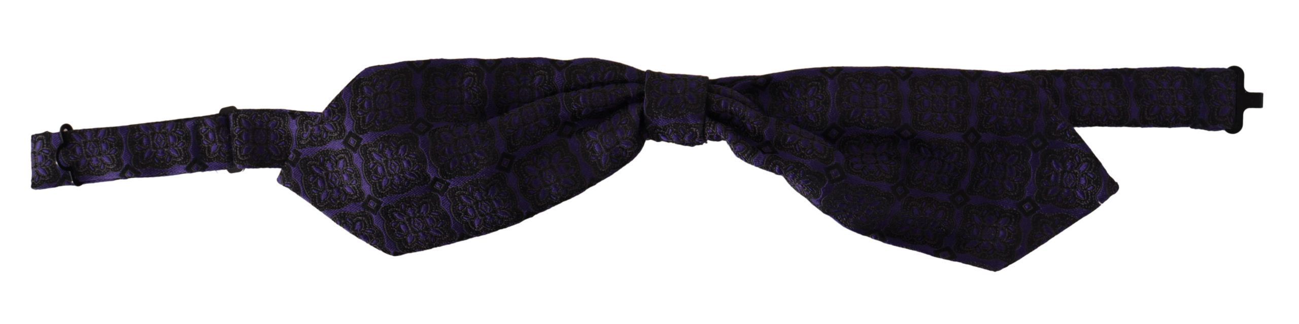Geometric Silk Adjustable Neck Papillon Men's Tie - Dolce & Gabbana - Modalova