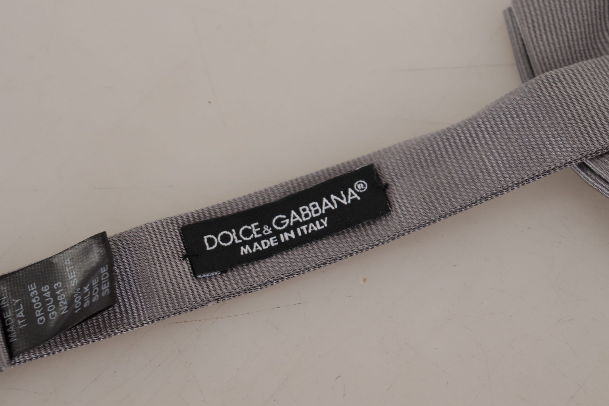 Silk Adjustable Neck Papillon Men's Tie - Dolce & Gabbana - Modalova