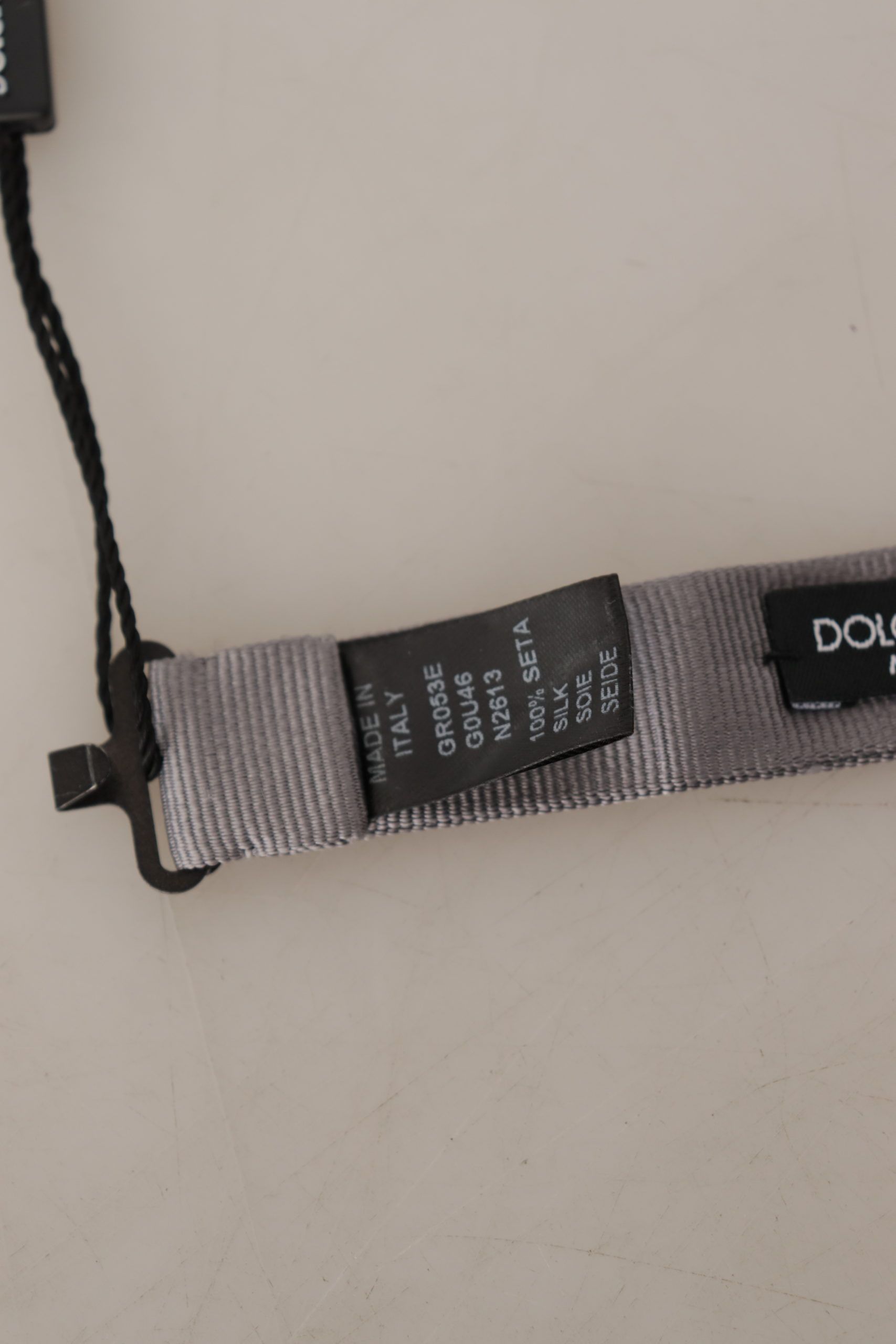 Silk Adjustable Neck Papillon Men's Tie - Dolce & Gabbana - Modalova