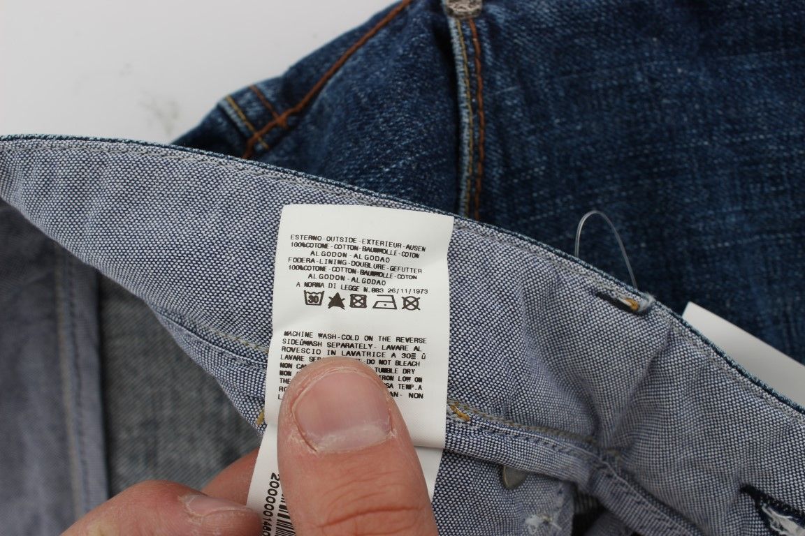 Wash Cotton Baggy Loose Fit Men's Jeans - Acht - Modalova