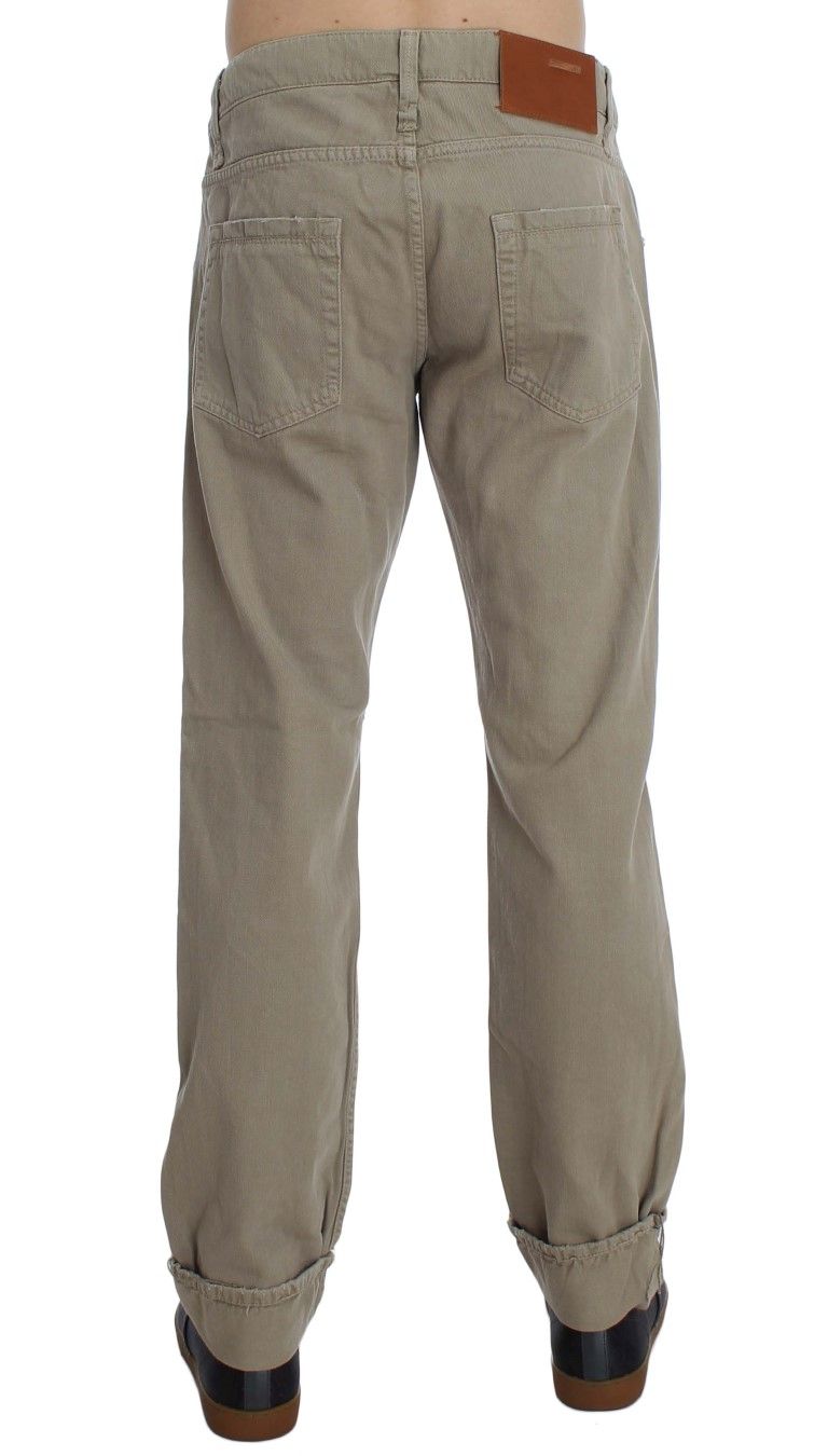 Cotton Patchwork Men's Jeans - Acht - Modalova