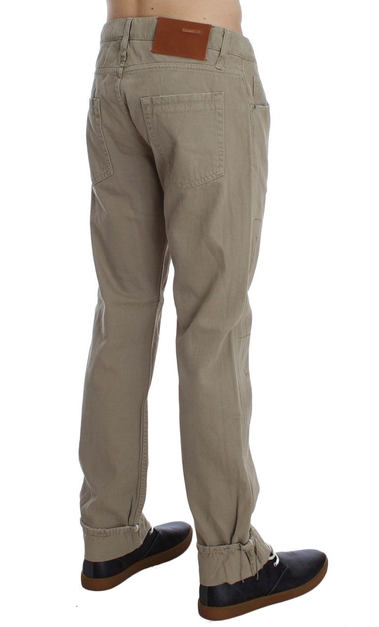 Cotton Patchwork Men's Jeans - Acht - Modalova