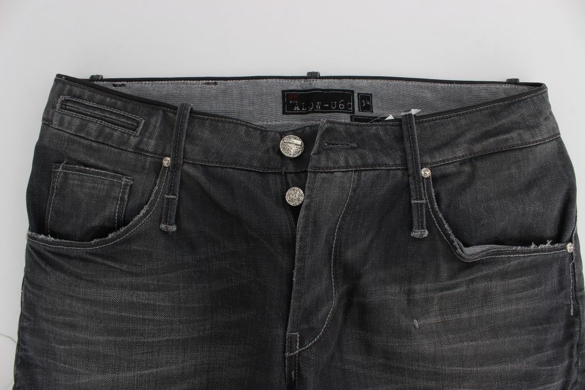 Cotton Regular Low Fit Men's Jeans - Acht - Modalova