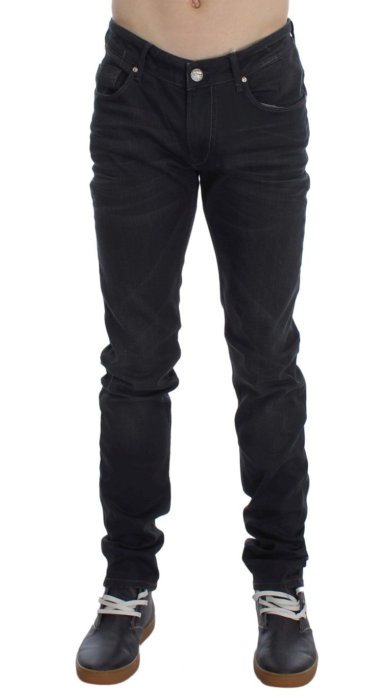 Cotton Stretch Slim Fit Men's Jeans - Acht - Modalova